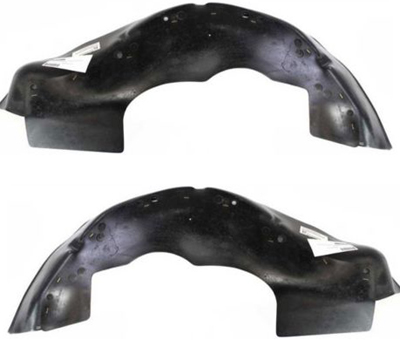 AM COLORADO CANYON 04-08 FRONT FENDER LINER RH AND LH Inner Section 4WD SKU SET C222161 Partslink GM1249163 GM1248163 OEM 15799573-15799572