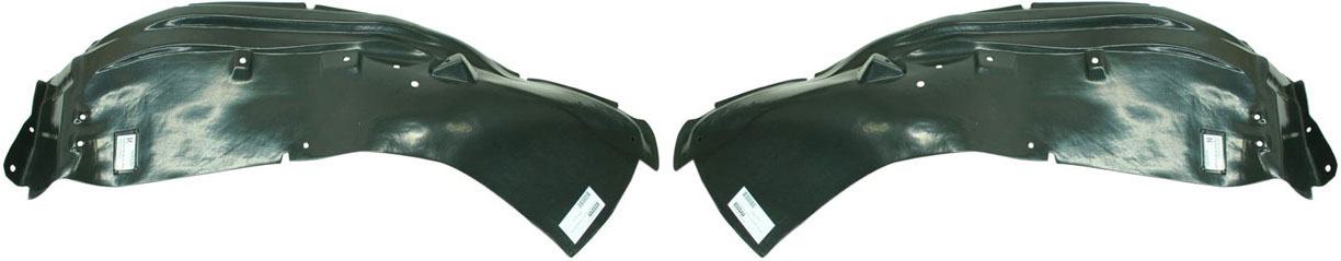 AM I 280 I 350-06-06 FRONT FENDER LINER RH and LH Outer Section SKU SET C222171 Partslink IZ1251103 IZ1250103 OEM 8152105800-8152105790