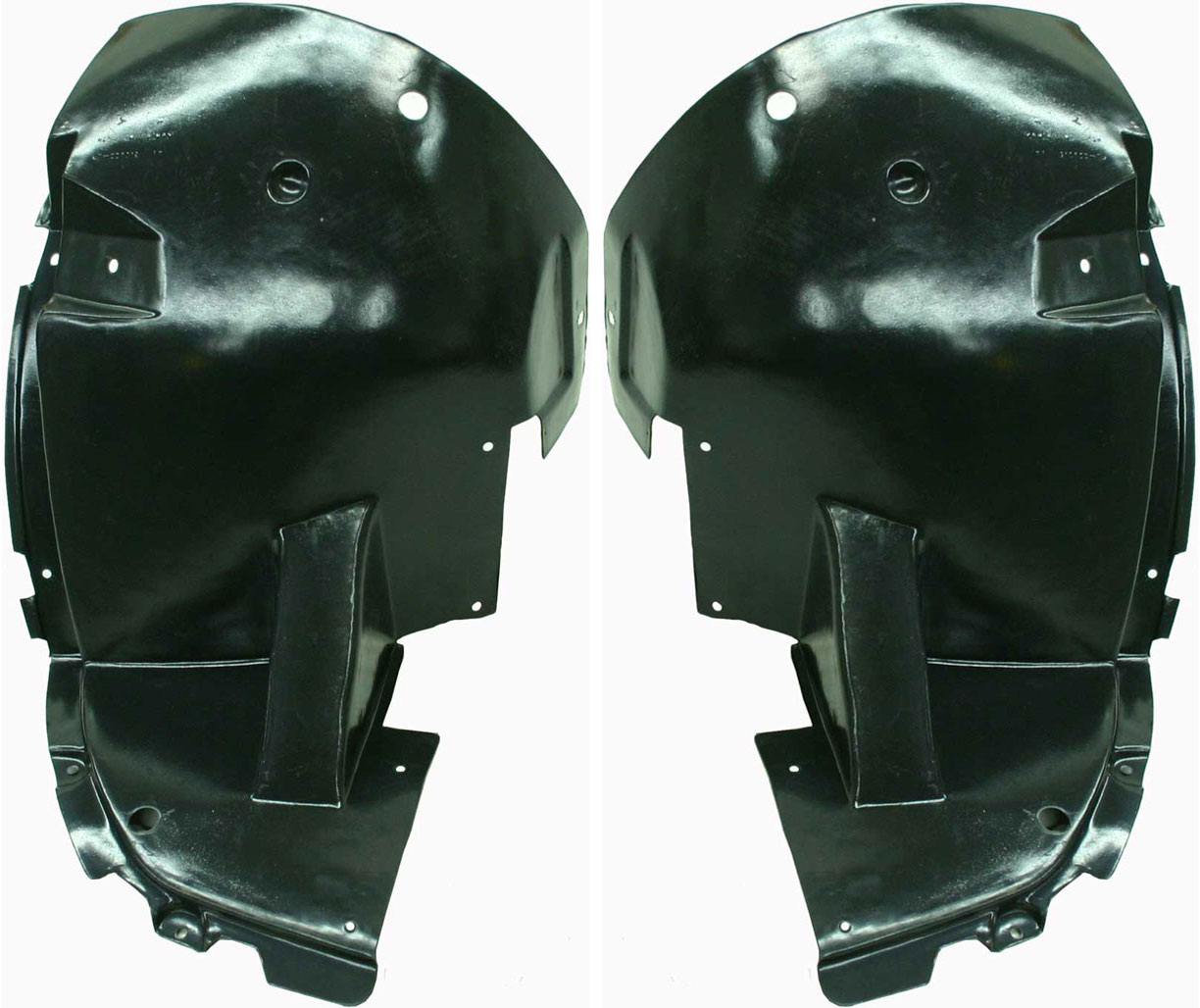 AM STS 05-11 FRONT FENDER LINER RH AND LH Front Section Front Bumper Cover Extension Exc. V Model SKU SET C222177 Partslink GM1004145 GM1005145 OEM 25911105-25911106