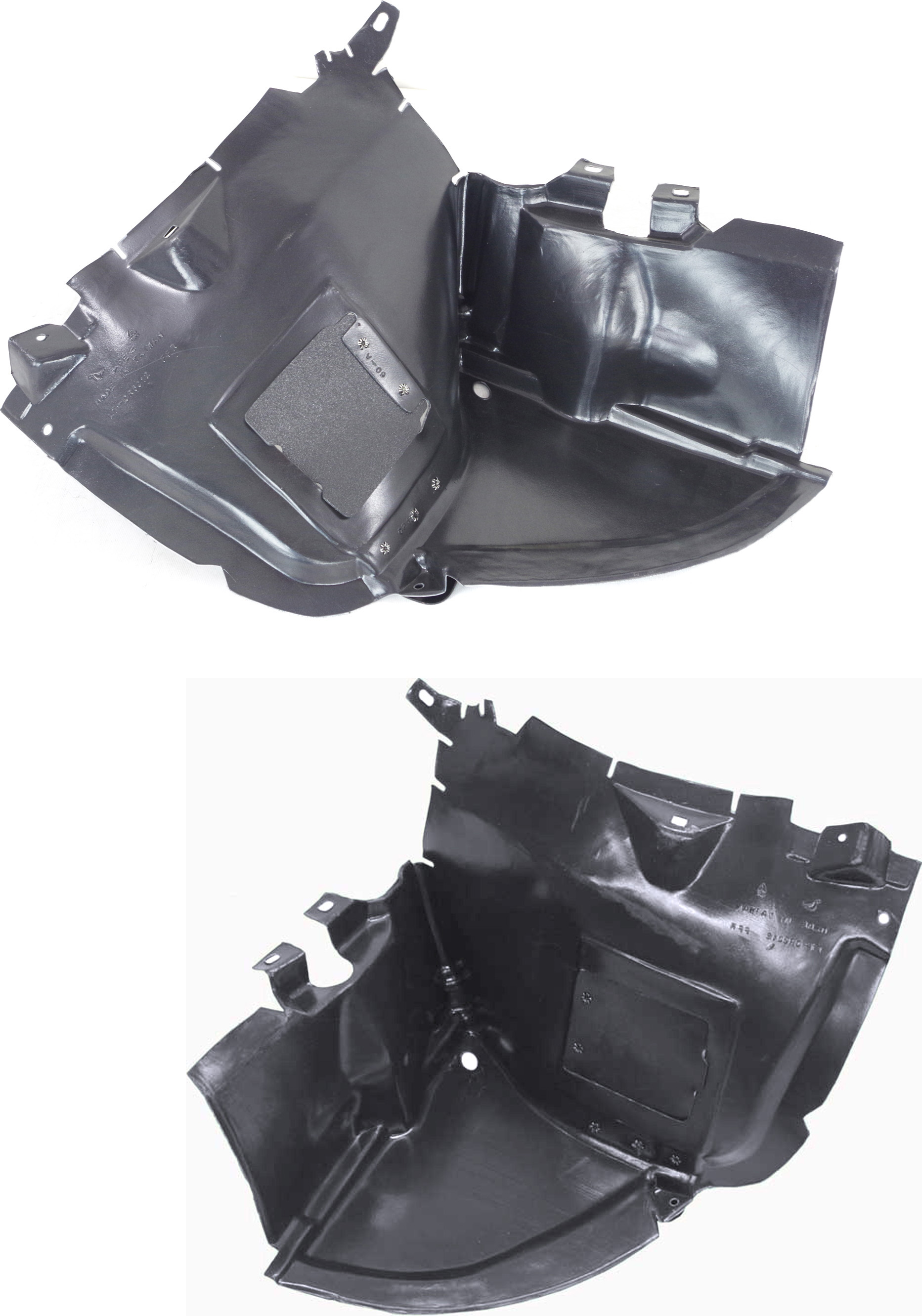 AM CROSSFIRE 04-08 FRONT FENDER LINER RH AND LH Front Section Assembly SKU SET C222179 Partslink CH1251126 CH1250126 OEM 5098682AA 5098681AA