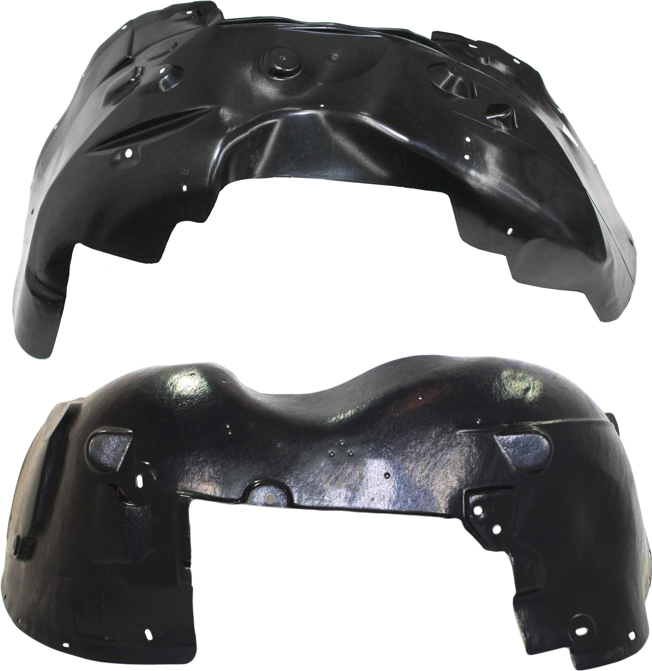 AM AVALANCHE 07-13 SUBURBAN TAHOE 07-14 FRONT FENDER LINER RH AND LH w o Off Road Pkg CAPA SKU SET C222195 Partslink GM1251123 GM1250123 OEM 22860084-22860083