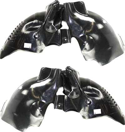 AM CONCORDE 98-04-300M 99-04 FRONT FENDER LINER RH AND LH SKU SET C222301 Partslink CH1248121 CH1249121 OEM 4580486AF 4580486AE 4580487AF