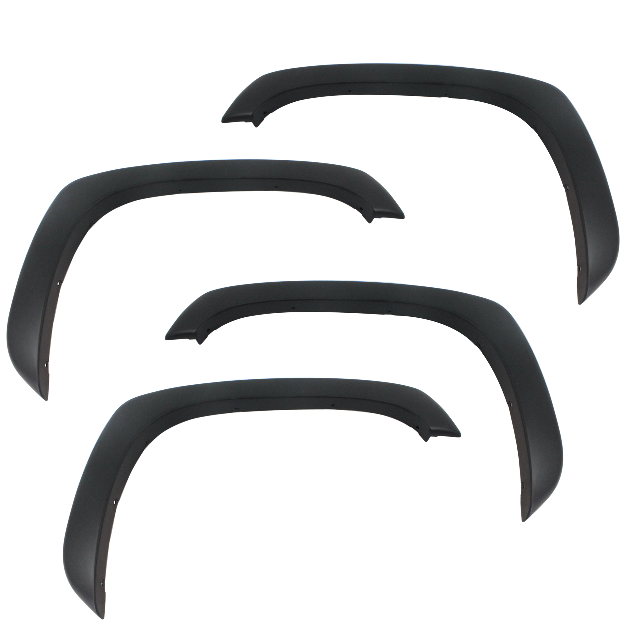 AM SIERRA SILVERADO 99-07 FRONT FENDER FLARES RH AND LH Textured Set of 2 SKU SET C222703 C Partslink GM1268103 GM1269103 OEM 10374850-10374851