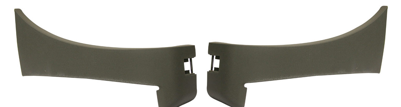 AM AVALANCHE 02-02 FRONT WHEEL OPENING MOLDING RH AND LH Lower Cladding Trim Gray SKU SET C224101 Partslink GM1292111 GM1293111 OEM 15086332-15086333