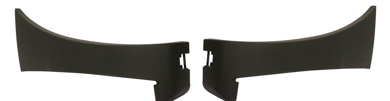 AM AVALANCHE 03-06 FRONT WHEEL OPENING MOLDING RH AND LH Lower Cladding Trim Black SKU SET C224103 Partslink GM1292112 GM1293112 OEM 93801787-93801788