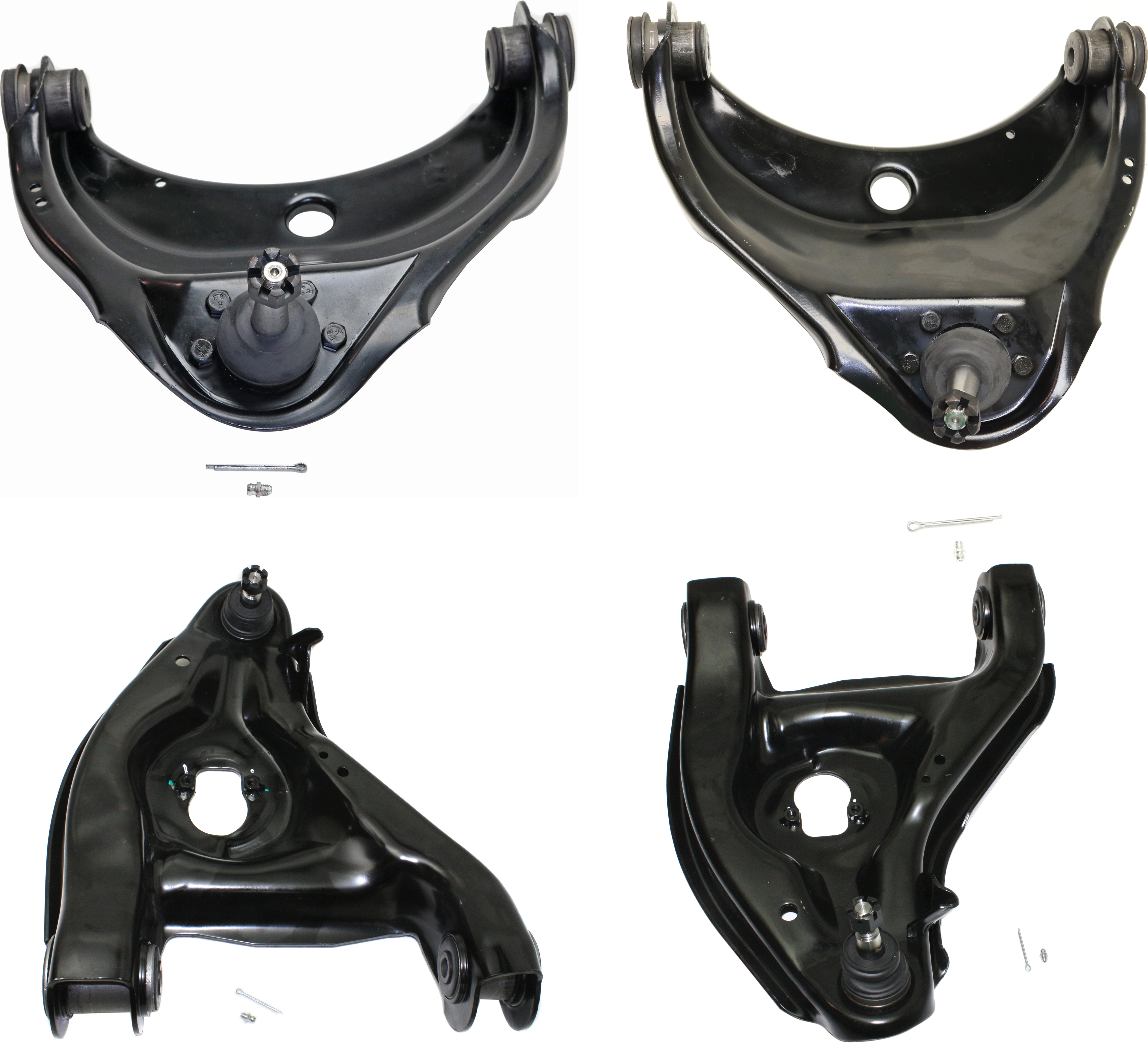 AM C K FULL SIZE PICKUP 91-99 TAHOE 95-99 FRONT CONTROL ARM KIT RH AND LH Upper and Lower Set of 4 with Ball Joint and Bushing SKU SET C281503-4 OEM 12361036-12361035-15665555-156