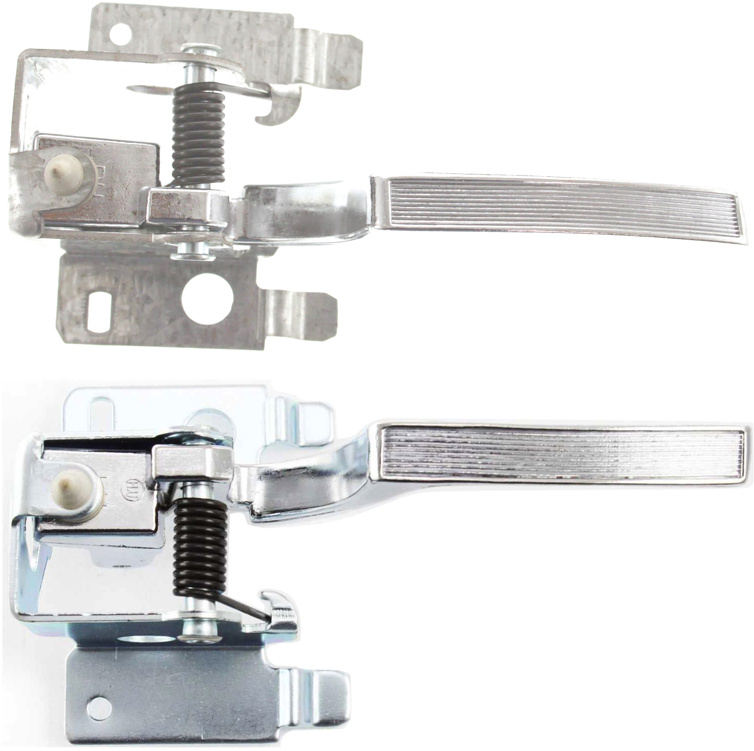 AM FLEETWOOD 80-86 BROUGHAM 87-92 INTERIOR FRONT DOOR HANDLE RH AND LH Metal Chrome =REAR SKU SET C462149 Partslink GM1353112 GM1352112 OEM 1713926-1713927