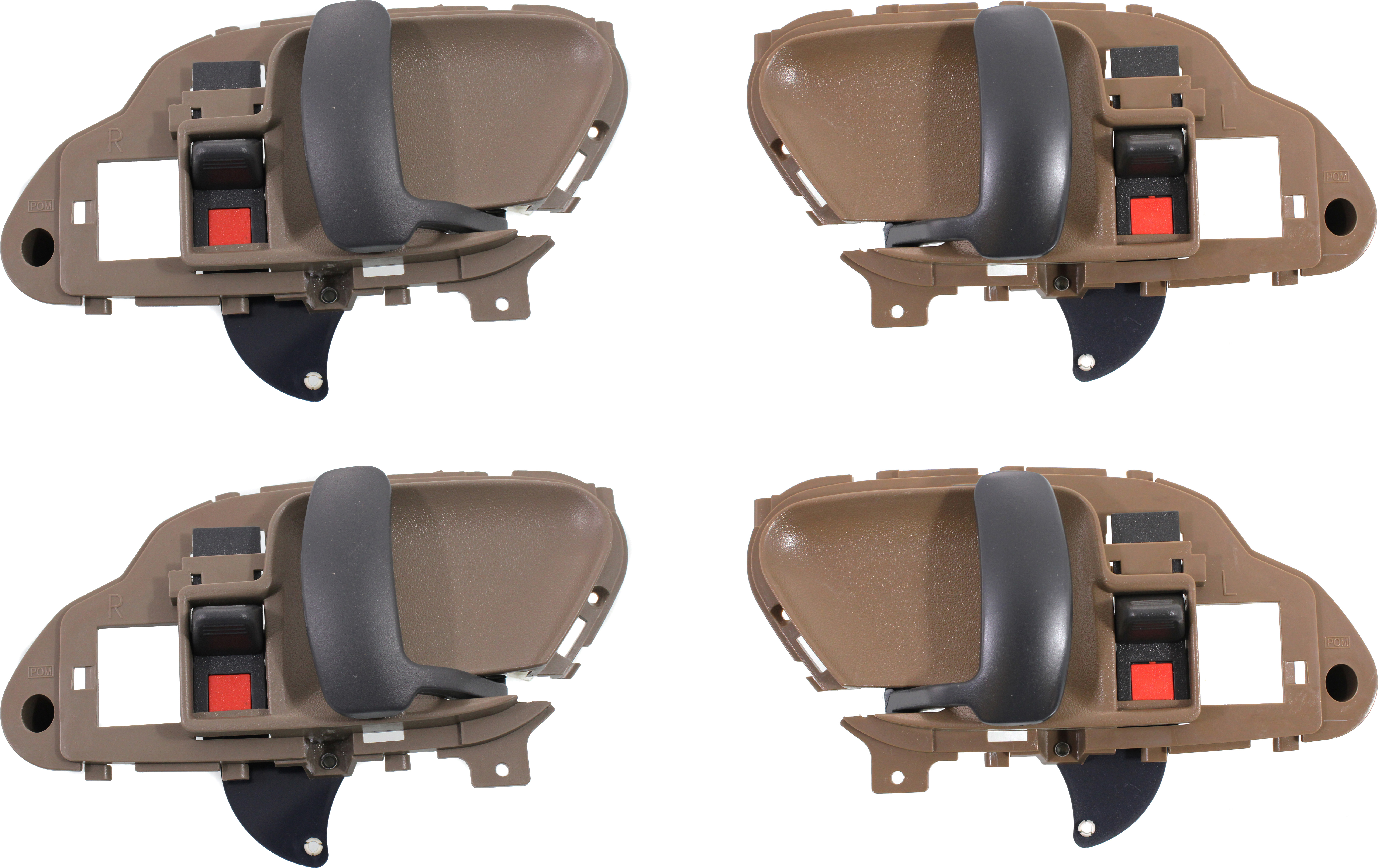 AM C K FULL SIZE P U 95-00 FRONT AND REAR DOOR HANDLE RH AND LH Set of 4 Inside Brown SKU SET C462159LB 4 OEM 15708044 PFM 15708043 PFM