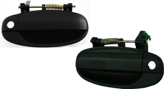AM AVEO 04-06 AVEO5-06-11 FRONT EXTERIOR DOOR HANDLE RH AND LH Assembly Textured Black SKU SET C462193 Partslink GM1311174 GM1310174 OEM 96541632-96541631