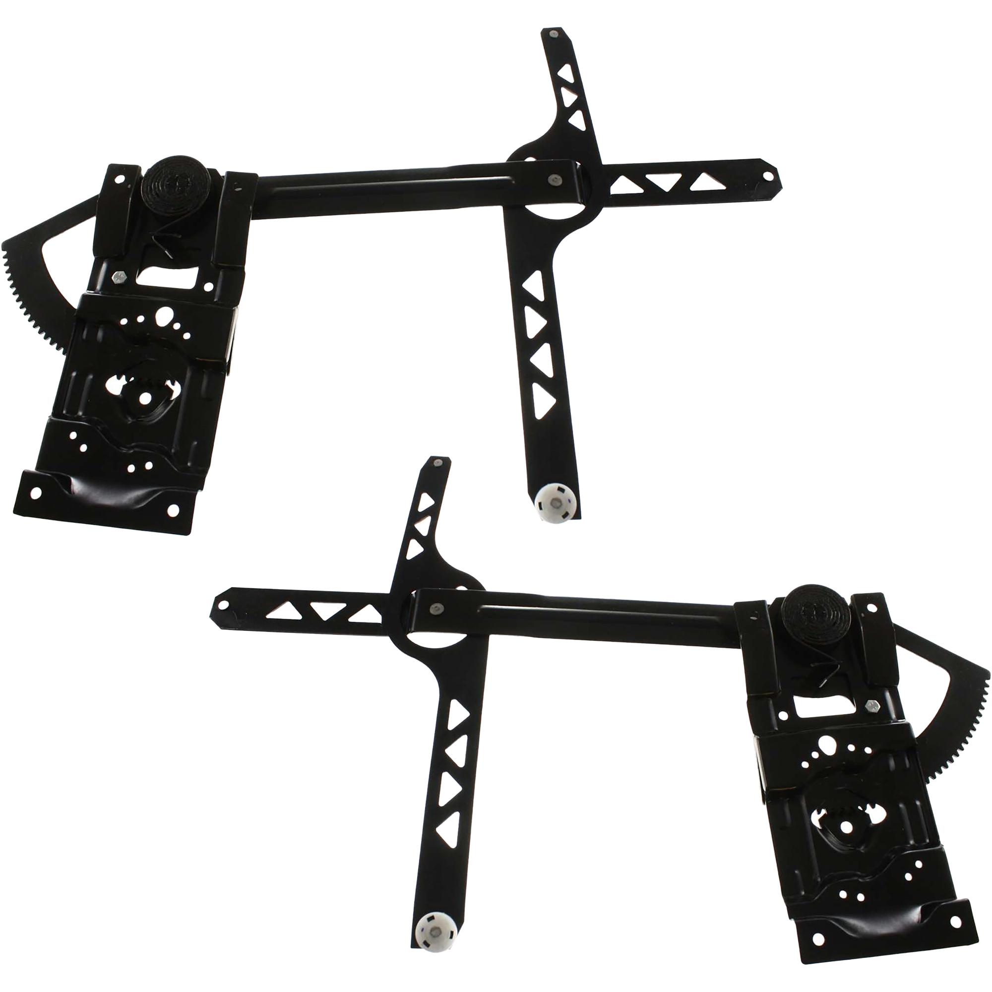 AM ASTRO SAFARI 85-01 FRONT WINDOW REGULATOR RH AND LH Power w o Motor SKU SET C462921 Partslink GM1351118 GM1350118 OEM 22049768-22049767