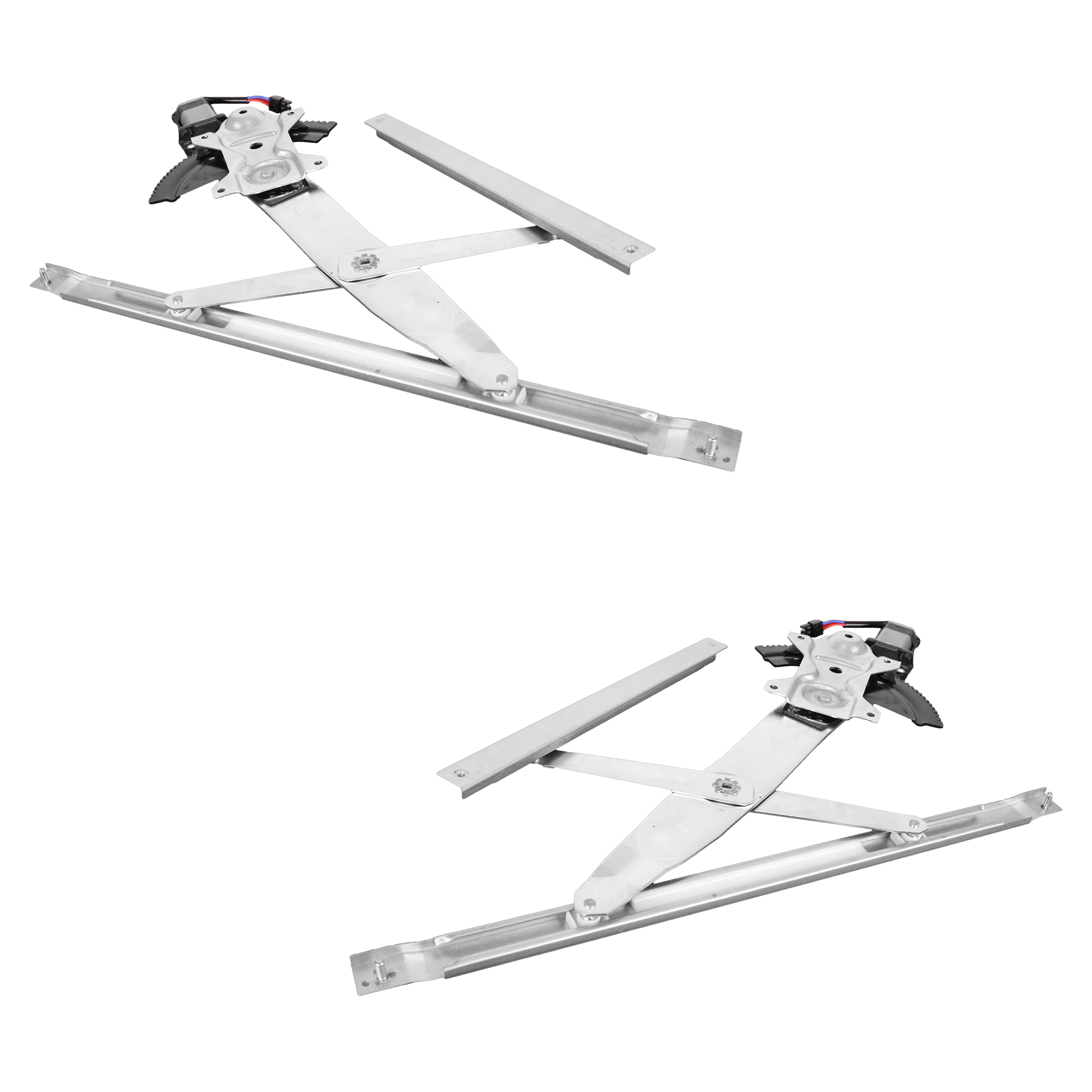 AM CAVALIER SUNFIRE 95-05 FRONT WINDOW REGULATOR RH AND LH Power With Motor SKU SET C462931 Partslink GM1351125 GM1350125 OEM 15218050-15218046