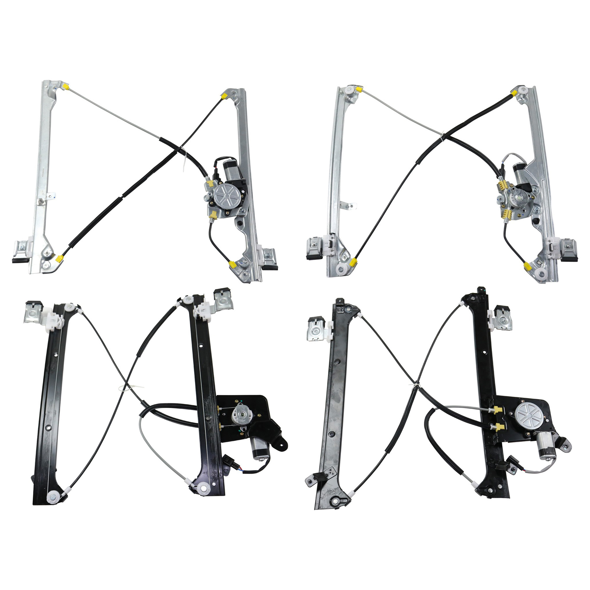 AM SUBURBAN 1500-2500-00-06 FRONT AND REAR WINDOW REGULATOR RH AND LH Power w Motor SKU SET C462935-4 Partslink GM1351110 GM1350110 GM1551114 GM1550114 OEM 19120847-19120846-19301980-193