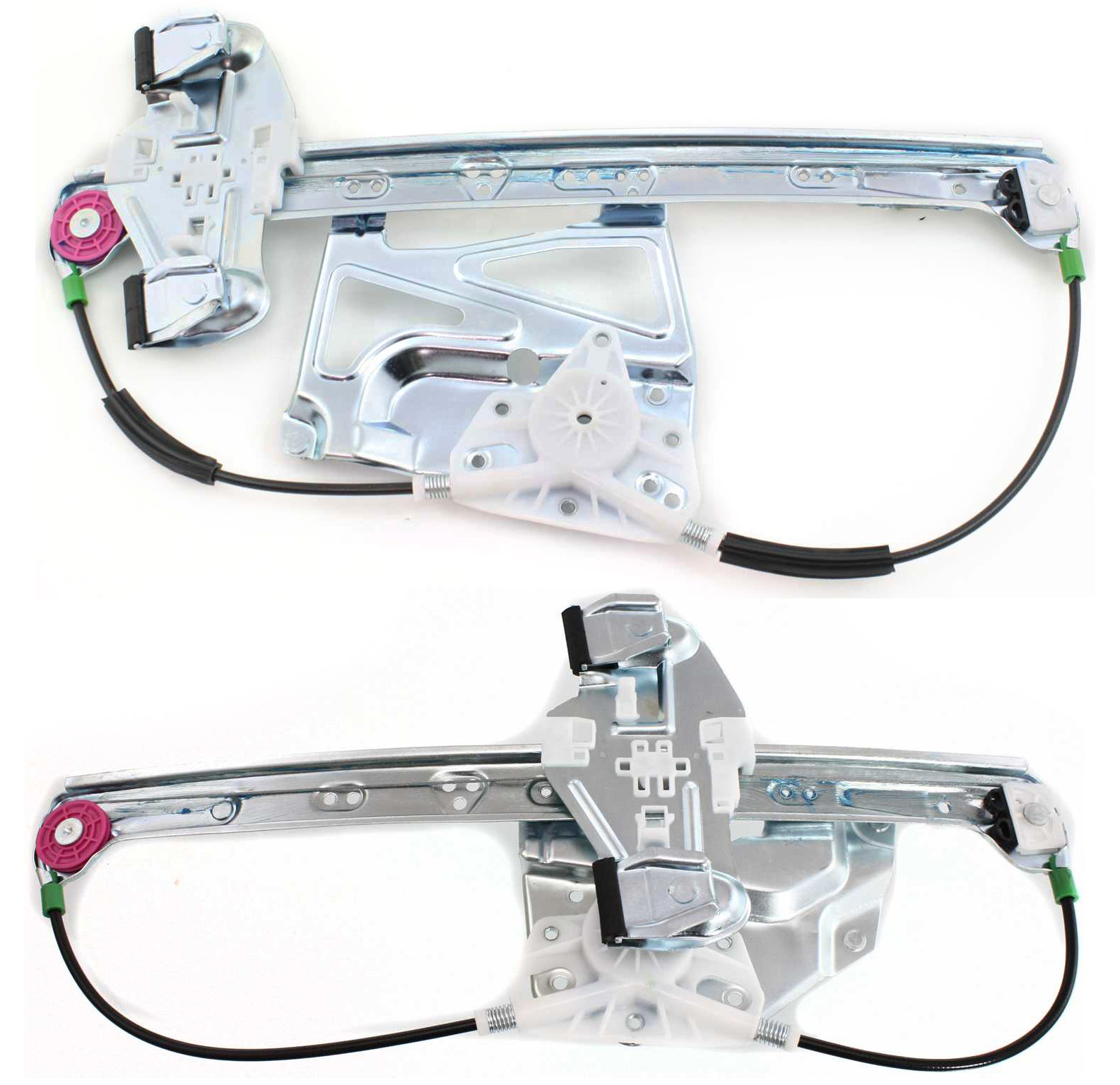 AM DEVILLE 00-05 FRONT AND REAR WINDOW REGULATOR LH Power w o Motor SKU SET C462942-2L Partslink GM1350139 GM1550112 OEM 19244840 PFM 19244842 PFM 1039