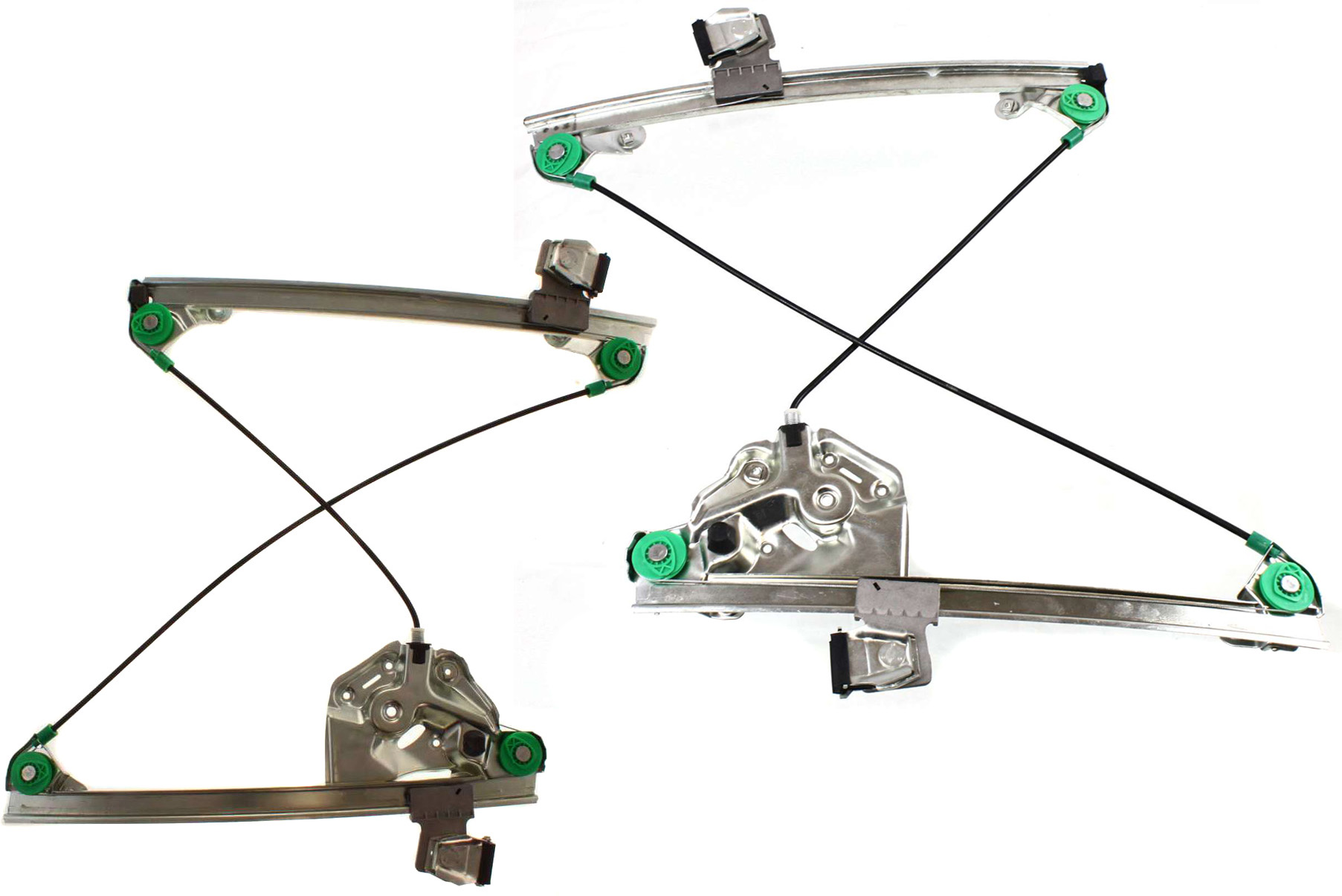 AM CTS 03-07 FRONT WINDOW REGULATOR RH AND LH Power Without Motor SKU SET C462949 Partslink GM1351163 GM1350163 OEM 15775228-15775229