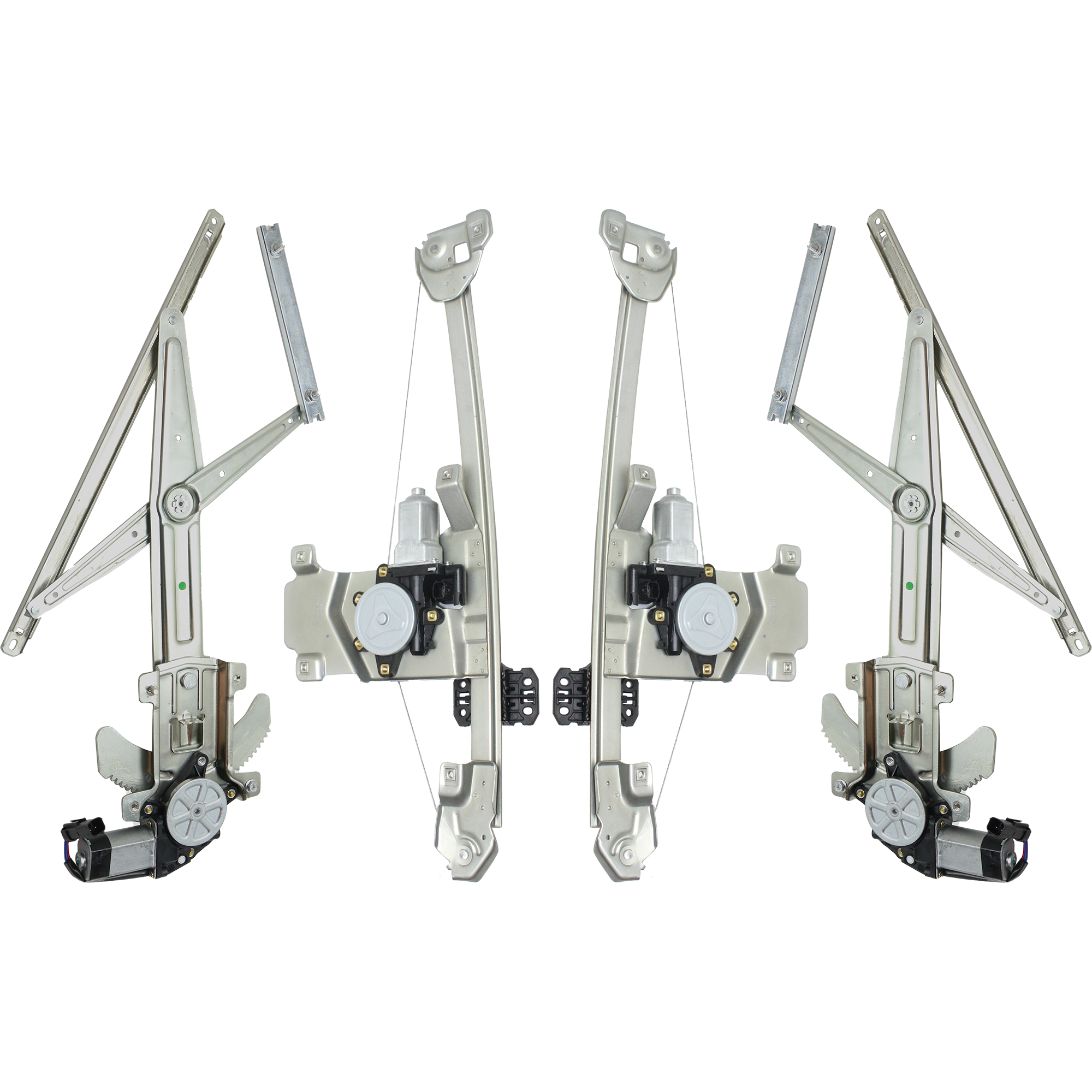 AM COLORADO 04-12 WINDOW REGULATOR Set of 4 Front and Rear RH AND LH Power w Motor SKU SET C462951-4 Partslink GM1351164 GM1350164 OEM 15922915-15922914-15922917-815