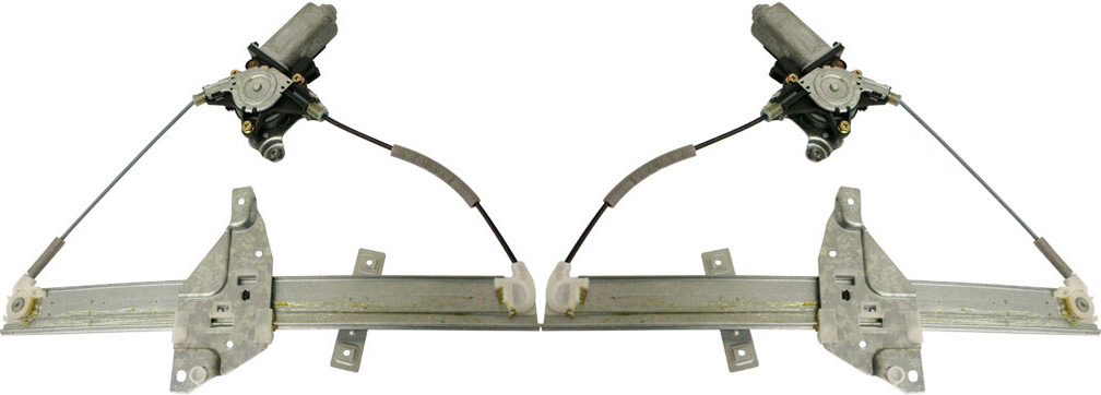 AM IMPALA 00-05 FRONT WINDOW REGULATOR RH AND LH Power With Motor SKU SET C462953 Partslink GM1350135 GM1351135 OEM 15240529-15240530