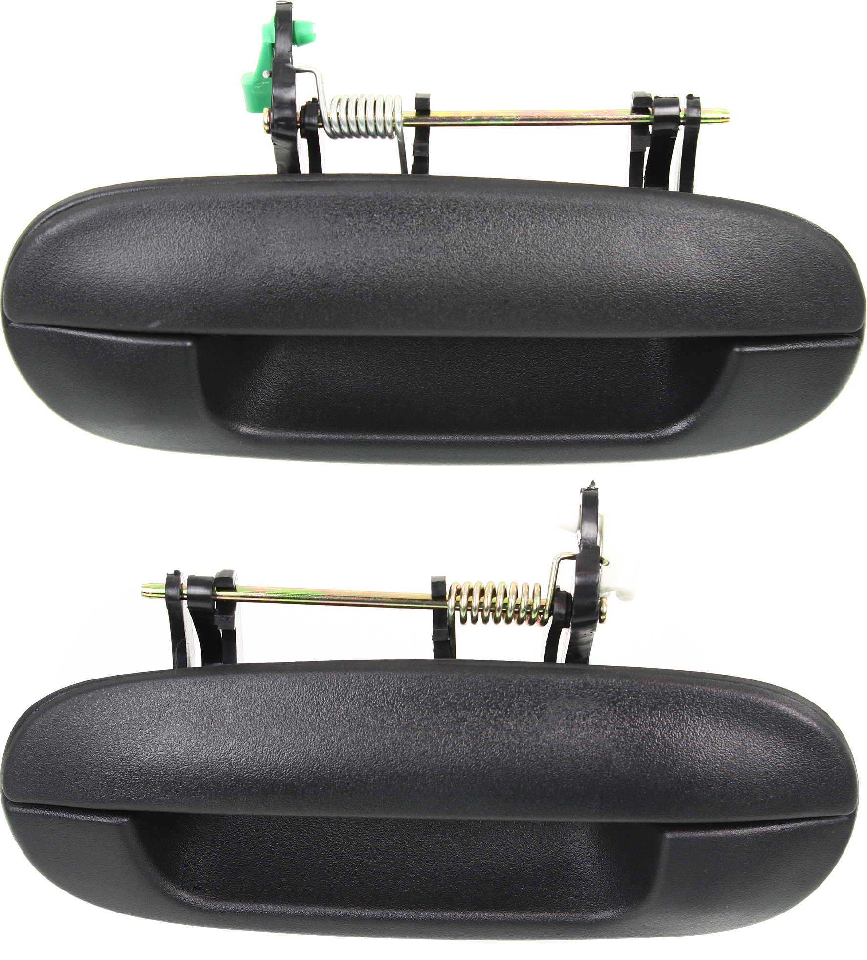 AM TRAILBLAZER EXT 02-06 ENVOY 02-09 REAR EXTERIOR DOOR HANDLE RH AND LH Textured Black 3 row seating SKU SET C491335 Partslink GM1521113 GM1520113 OEM 15291300-15291299