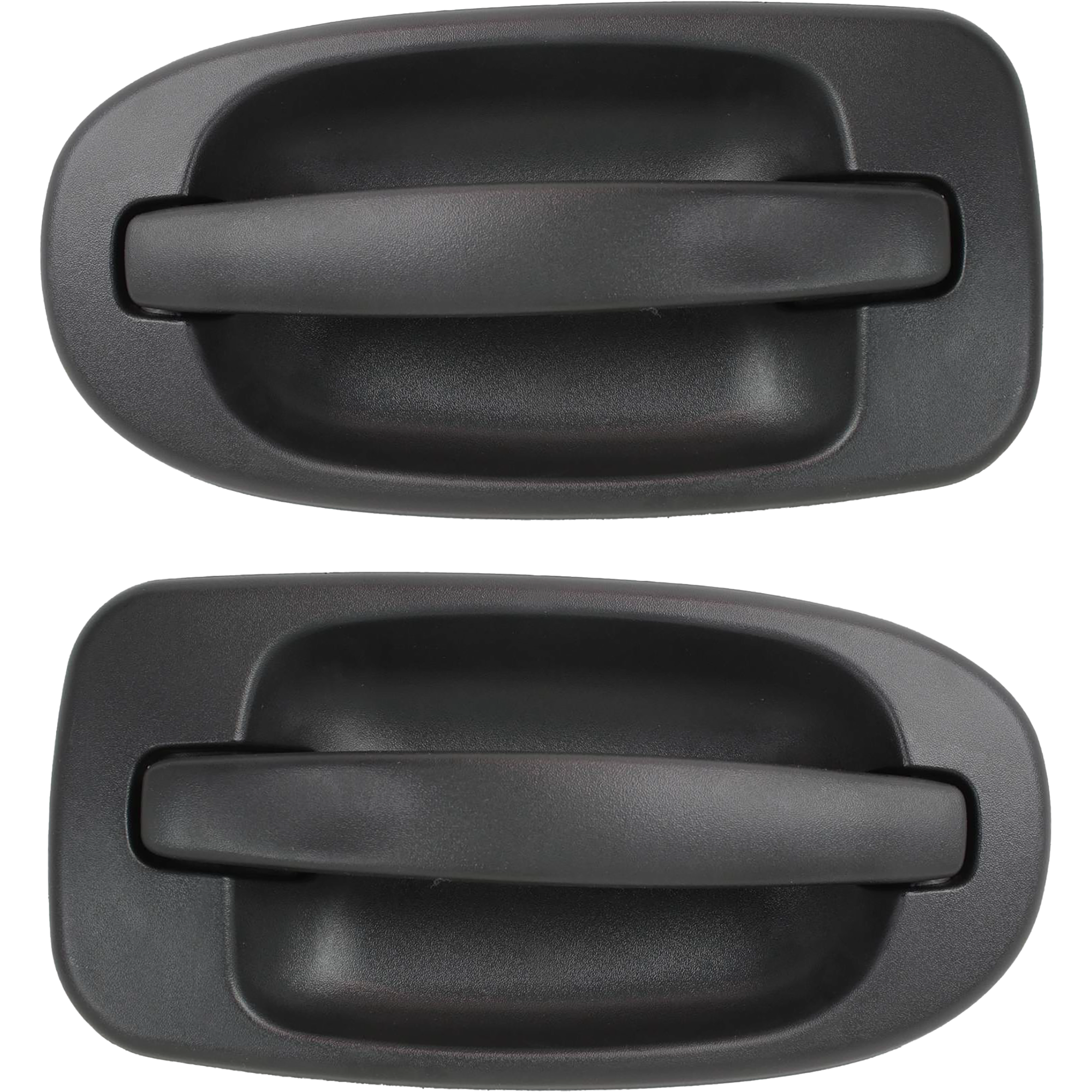 AM VENTURE 97-99 REAR EXTERIOR DOOR HANDLE RH AND LH AND LH Side Sliding Door Txtrd Blk w o Hole SKU SET C491355 Partslink GM1521124 GM1520124 OEM 10322222-10322223