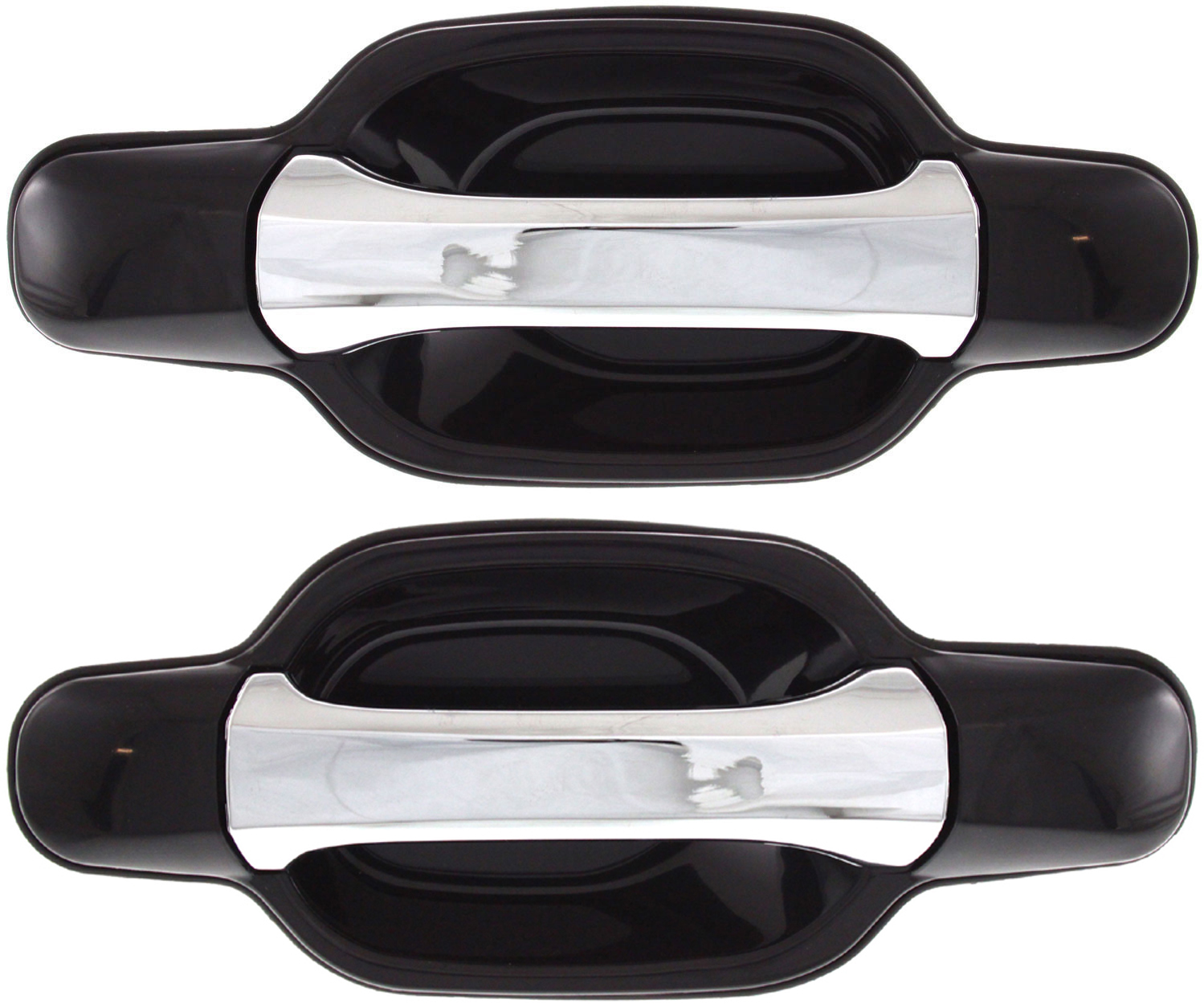 AM CANYON COLORADO 04-12 REAR EXTERIOR DOOR HANDLE RH AND LH Black with Chrome Handle Plastic SKU SET C491377 OEM 20829880 PFM 25875524 PFM