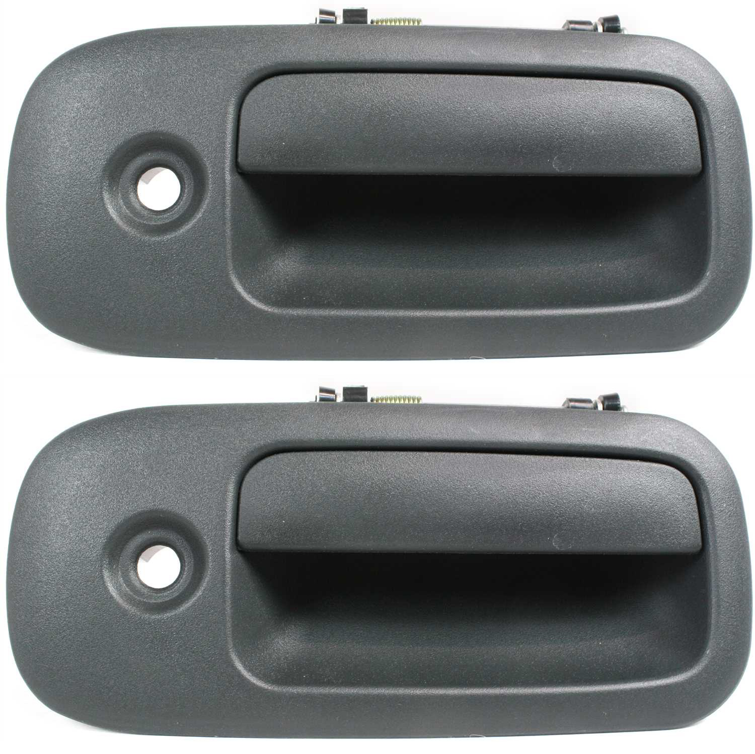 AM EXPRESS SAVANA VAN 96-02 REAR EXTERIOR DOOR HANDLE RH Side Hinged Door Textured Black SKU SET C494702 Partslink GM1513104 OEM 25942274