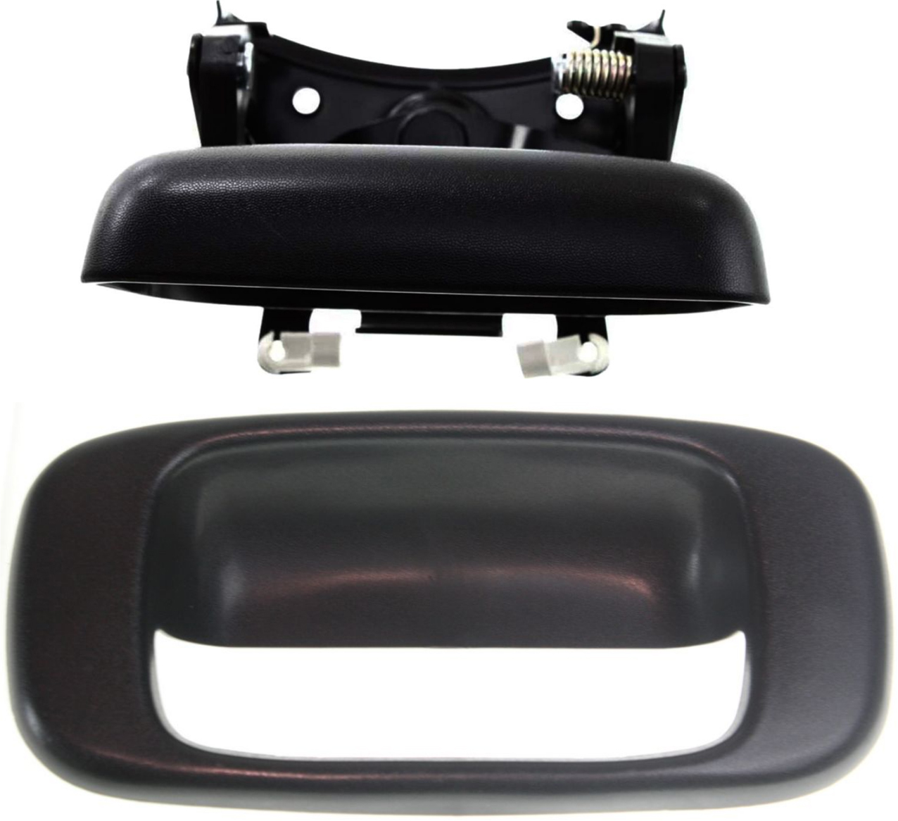 AM SILVERADO SIERRA 99-07 TAILGATE HANDLE and Bezel Set Textured SKU SET C580701 Partslink GM1915105 GM1916102 OEM 15997911-15228539