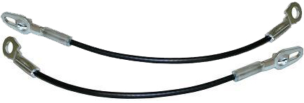 AM SILVERADO SIERRA 99-07 TAILGATE CABLE RH and LH 16 in. Fits 2007 Classic SKU SET C581901 Partslink GM1921102 GM1920102 OEM 88980509-88980510