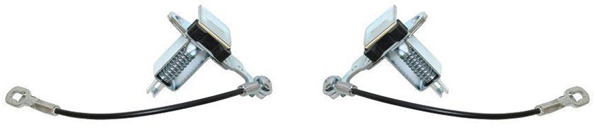 AM C K FULL SIZE P U 88-00 TAILGATE CABLE RH and LH Assembly w Latch SKU SET C581907 OEM 1572420000000000
