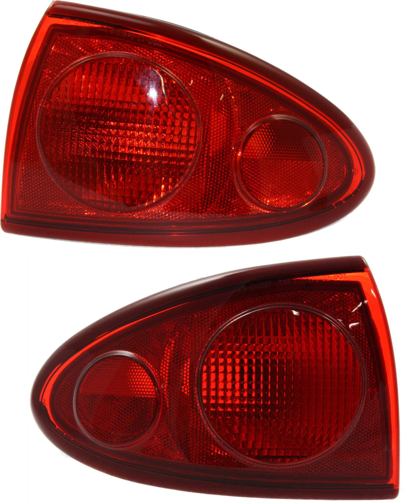 AM CAVALIER 03-05 TAIL LAMP RH AND LH Outer Lens and Housing SKU SET C730105 OEM 15142167 PFM 15142168 PFM