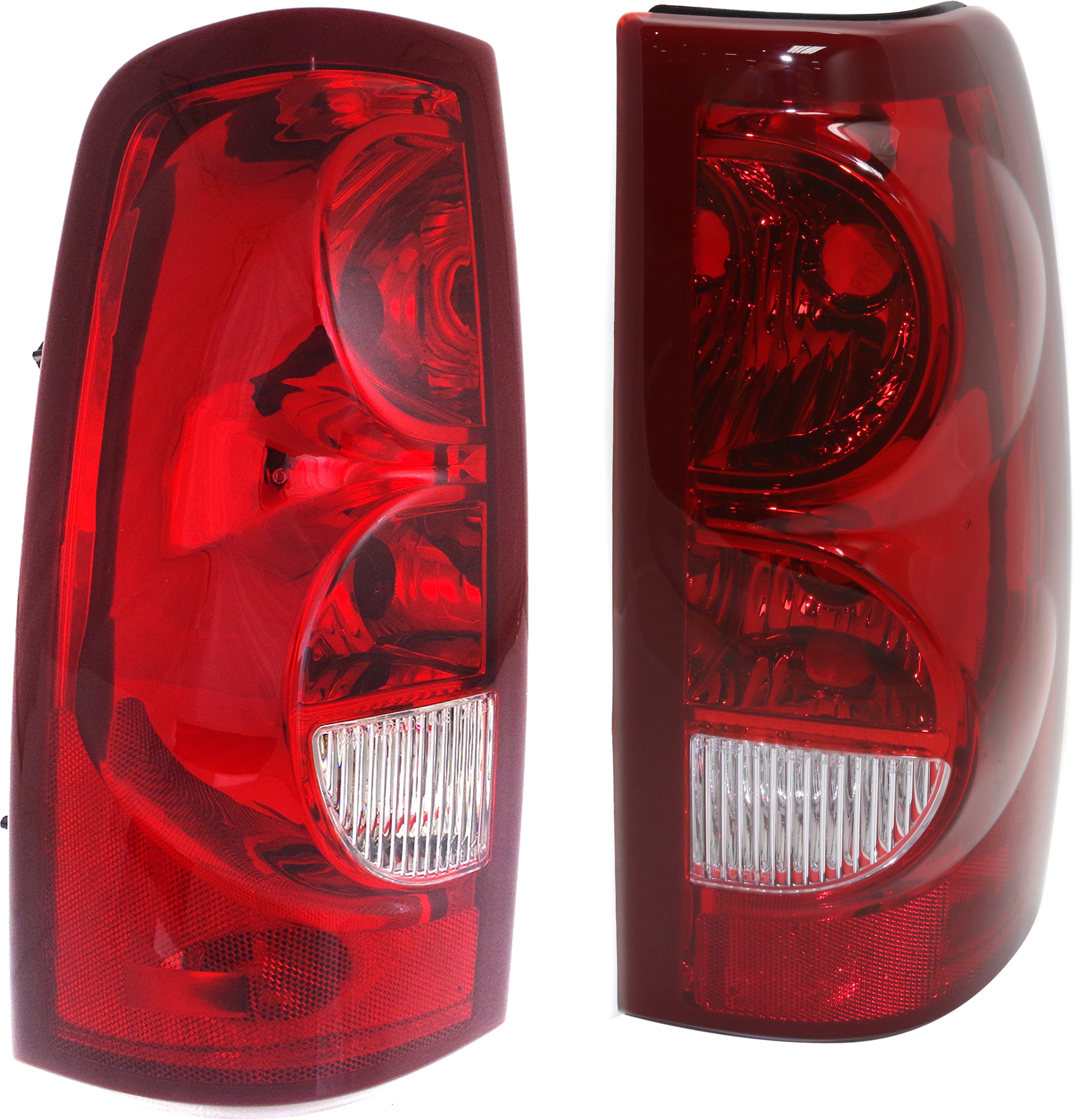 AM SILVERADO 1500-2500-03-03 TAIL LAMP RH AND LH Lens and Housing Halogen Fleetside SKU SET C730107 OEM 19169003 PFM 19169002 PFM