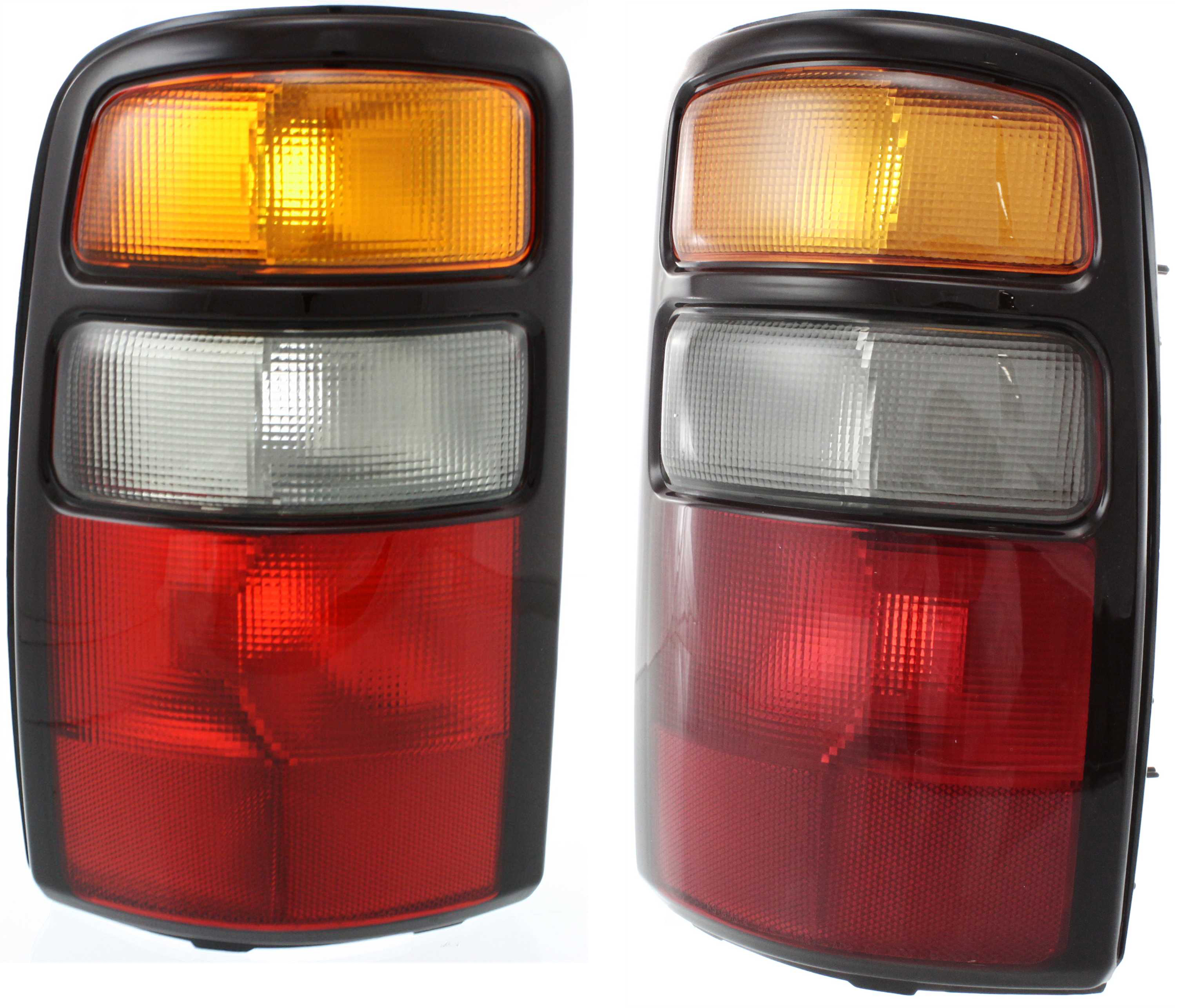 AM SUBURBAN 04-06 TAIL LAMP RH AND LH Lens and Housing Amber Clear Red Lens SKU SET C730111 OEM 15832092 PFM 15832091 PFM