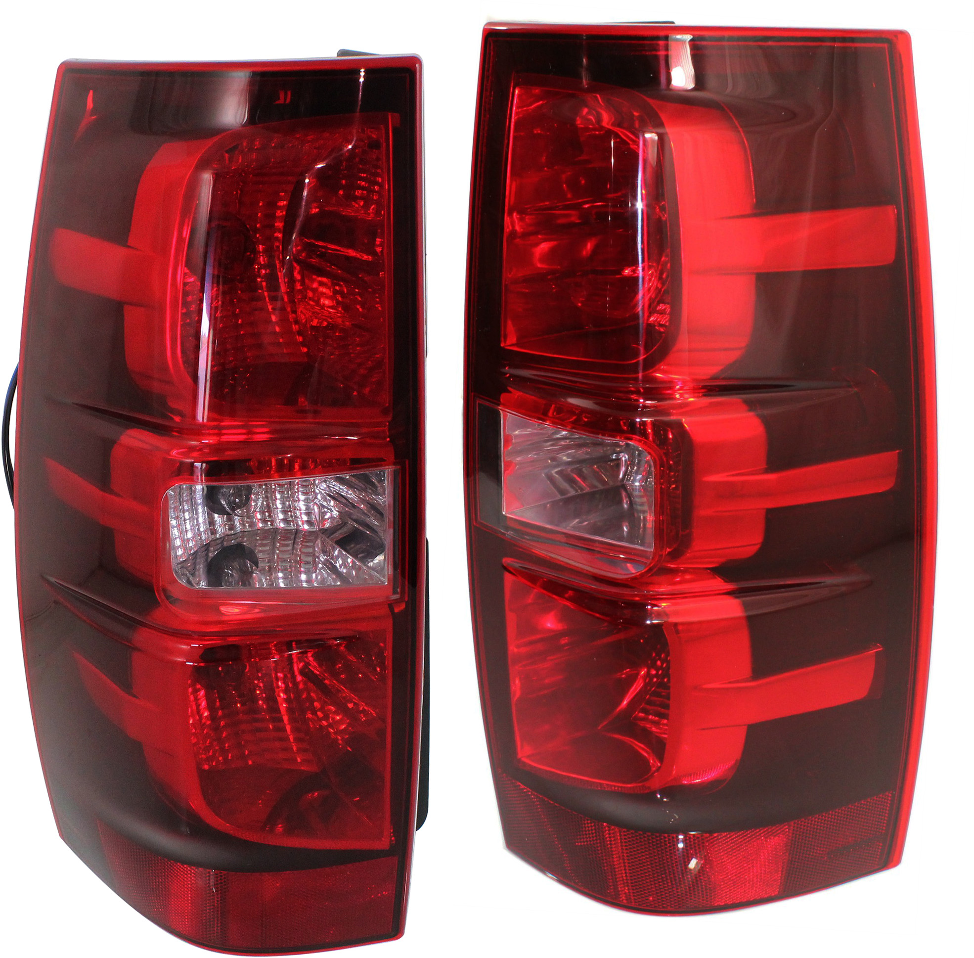 AM SUBURBAN TAHOE 07-14 TAIL LAMP RH AND LH Assembly Halogen Excludes Hybrid Model CAPA SKU SET C730173Q Partslink GM2801196C GM2800196C OEM 22837924-22837923
