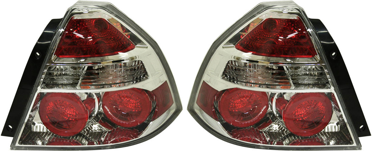 AM AVEO 07-08 TAIL LAMP RH AND LH Assembly Sedan SKU SET C730175 Partslink GM2801203 GM2800203 OEM 96650772-96650771