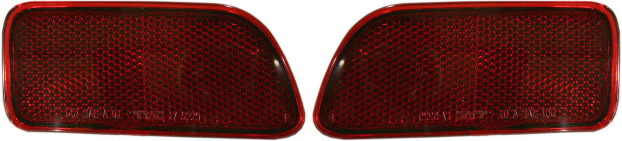 AM TRAILBLAZER 02-09 REAR BUMPER REFLECTOR RH AND LH SKU SET C731901 Partslink GM1185104 GM1184104 OEM 15000044-15000427