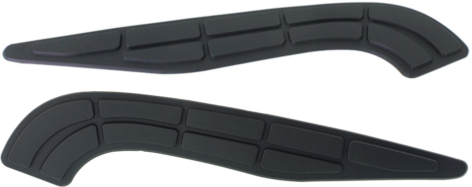 AM S10 PICKUP 95-03 BUMPER STEP PAD RH AND LH Black SKU SET C764902 Partslink GM1191106 GM1191107 OEM 15714837-15714838