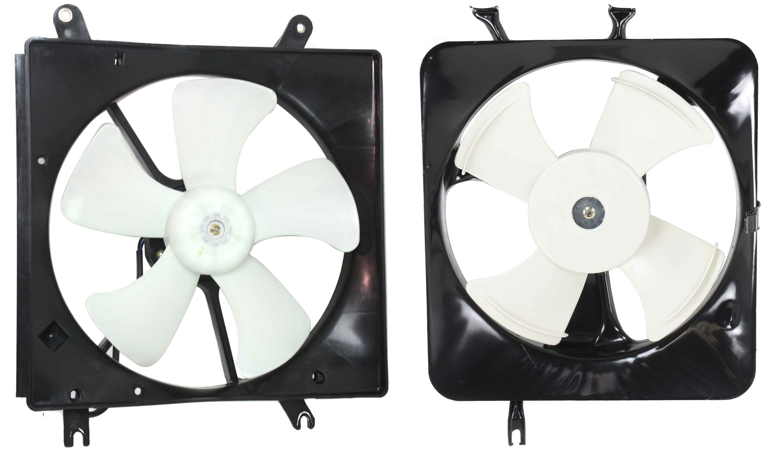AM INTEGRA 94-01 COOLING FAN ASSEMBLY Set of 2 A C Fan and Radiator Fan Shroud Assembly SKU SET CF 011 Partslink AC3115101 AC3113101 OEM 19015P72003-38615P72000