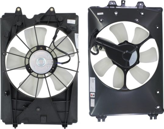 AM PILOT 09-15 RADIATOR AND A C CONDENSER FAN ASSEMBLY RH AND LH Single fan All Wheel Drive SKU SET CF 043 Partslink HO3115149 HO3020101 OEM 19030RN0A51 PFM 38616RN0A71-38