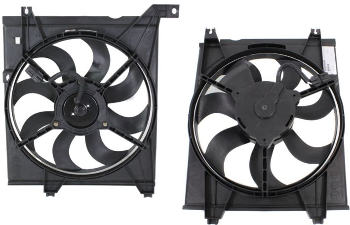 AM Cooling Fan Assembly SKU SET CF 057 Partslink KI3113112 KI3115117 OEM 253802F000-977302F000