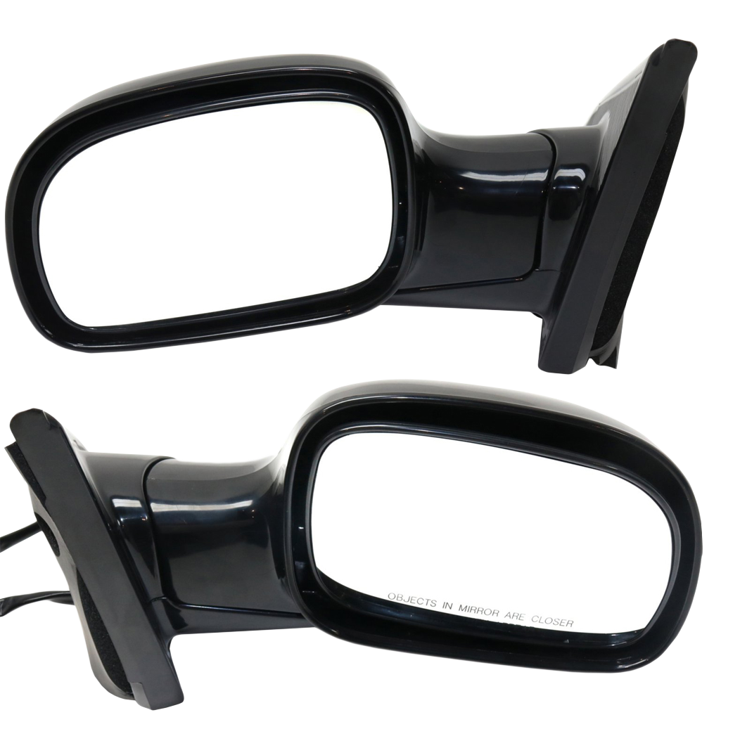 AM CARAVAN 01-07 MIRROR RH AND LH Power Manual Folding Non Heated Paintable SKU SET CH24ER Partslink CH1320204 CH1321204 OEM 4857876AC 4857877AC