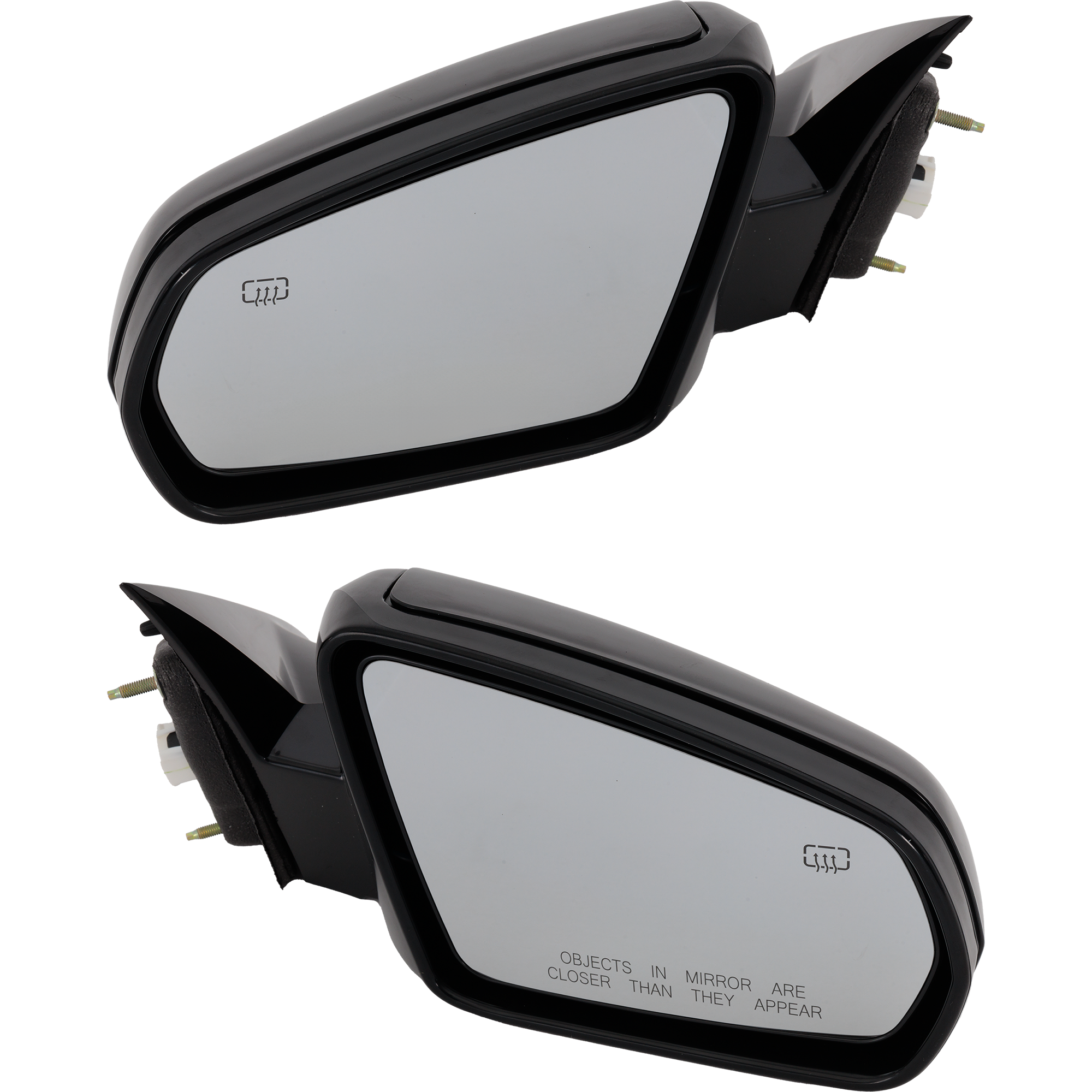 AM SEBRING 07-10 MIRROR RH AND LH Power Non Folding Heated Paintable Sedan SKU SET CH33ER Partslink CH1320270 CH1321270 OEM 1AL001XRAC 1AL011XRAC