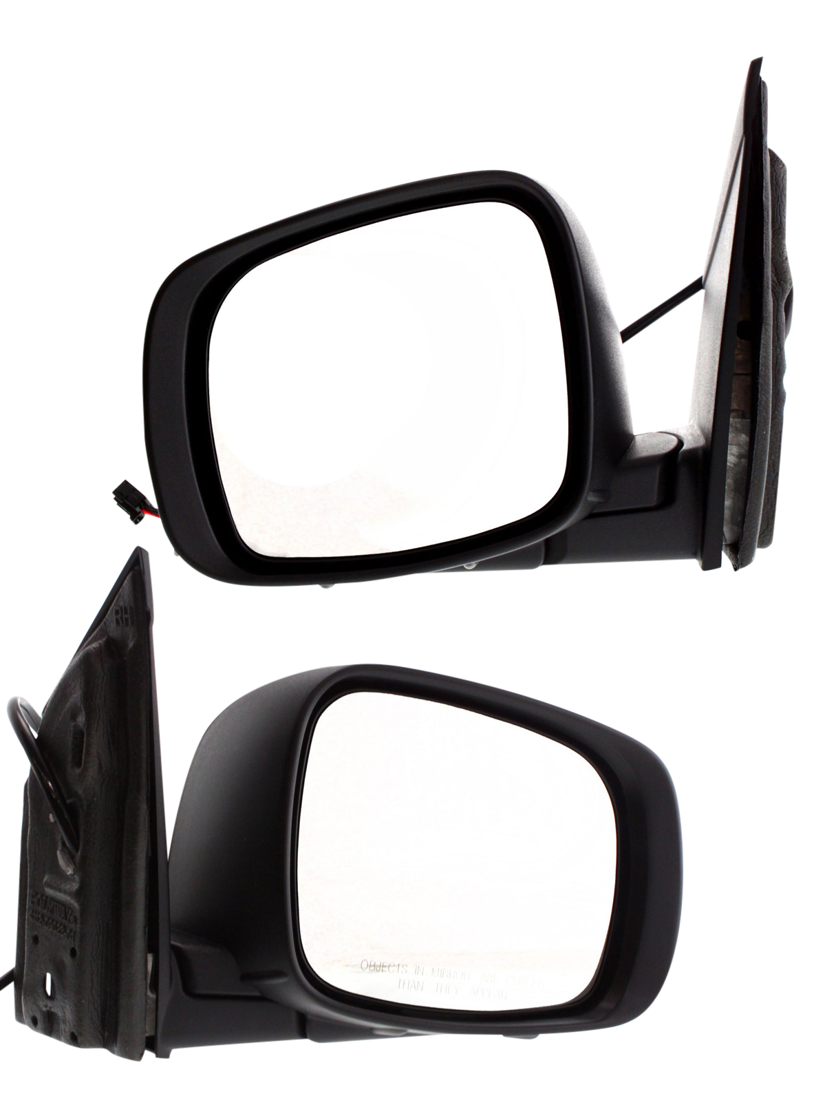 AM GRAND CARAVAN 08-10 TOWN COUNTRY 08-10 MIRROR RH AND LH Power Manual Folding Heated Paintable Textured 2 Caps SKU SET CH37ER Partslink CH1320290 CH1321290 OEM 1AB781W1AC 1AB791W1AB