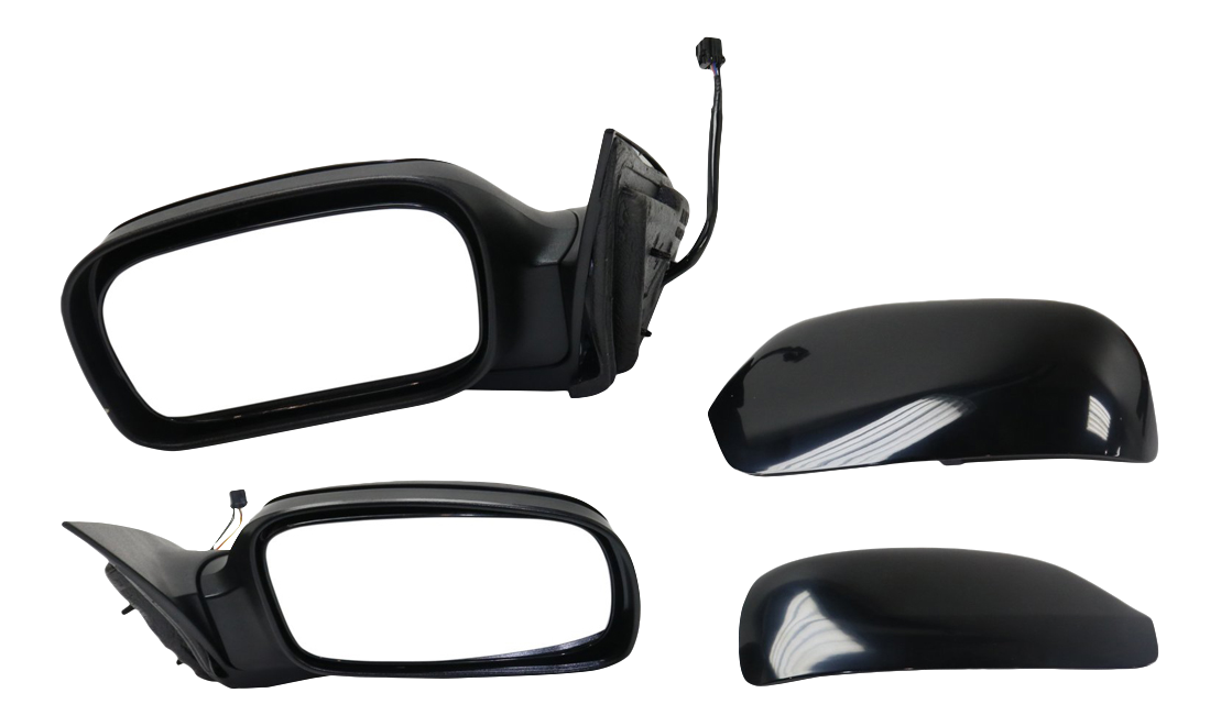 AM PACIFICA 06-08 MIRROR RH AND LH Power Manual Folding Heated Paintable Textured 2 Caps No Auto dimming and Memory SKU SET CH40ER Partslink CH1320297 CH1321297 OEM 5113602AB 5113603AB