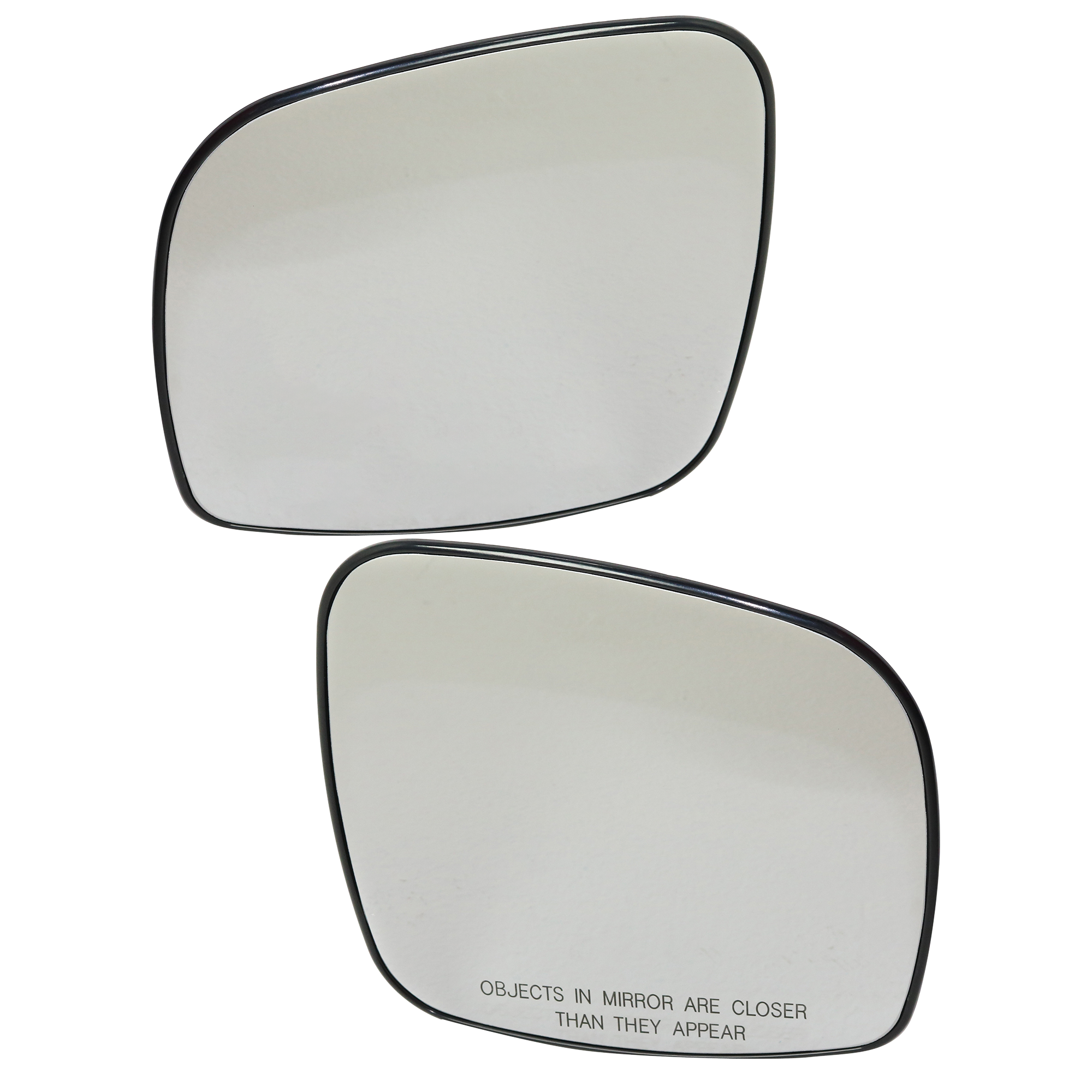 AM GRAND CARAVAN TOWN AND COUNTRY 08-16 MIRROR GLASS RH AND LH Heated w Backing Plate SKU SET CH47GR Partslink CH1325107 CH1324107 OEM 68026176AB 68026177AB