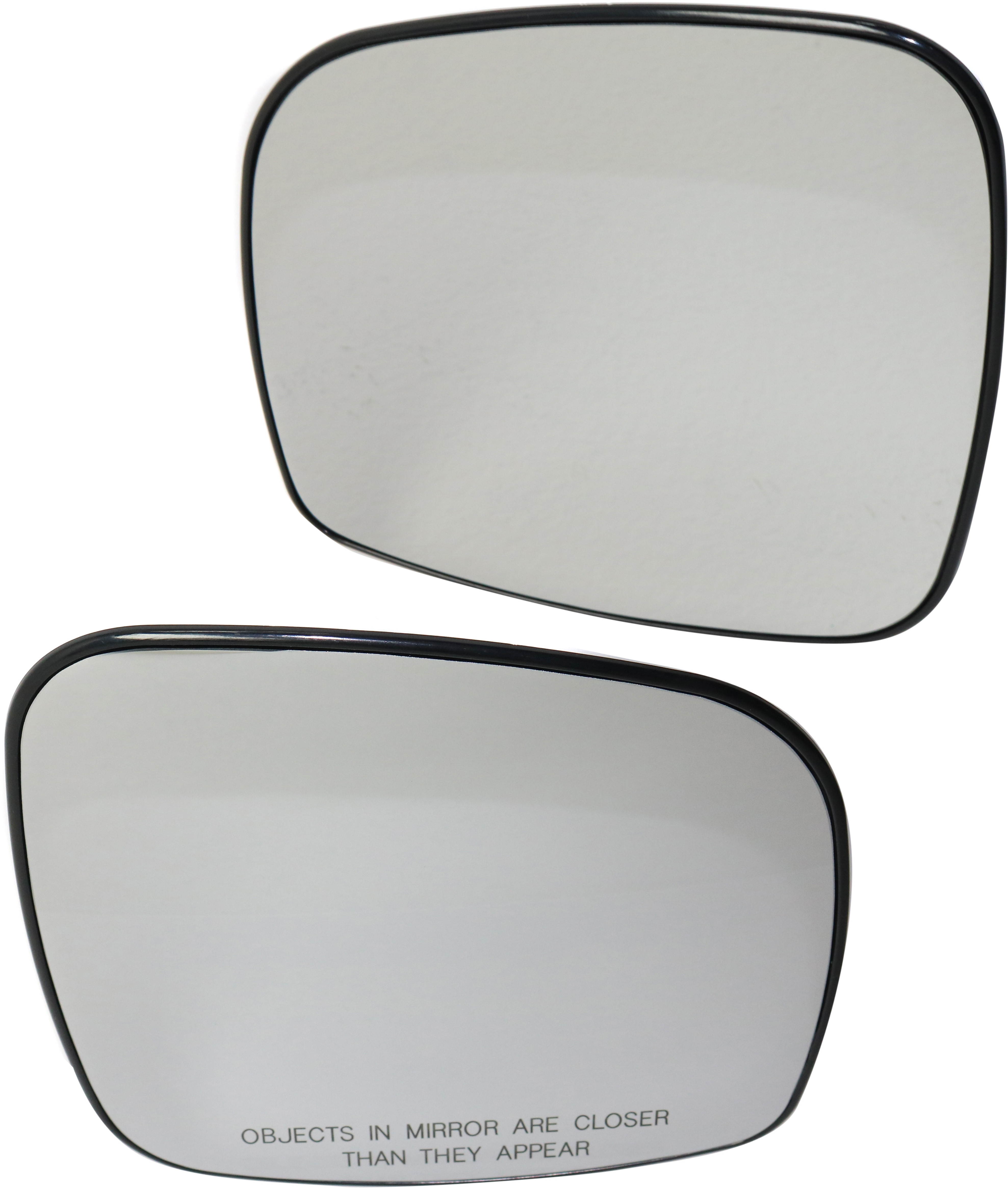 AM GRAND CARAVAN TOWN AND COUNTRY 08-10 MIRROR GLASS RH AND LH Non Heated w Backing Plate SKU SET CH48GR Partslink CH1325106 CH1324106 OEM 68029238AA 5113346AA 68029239A