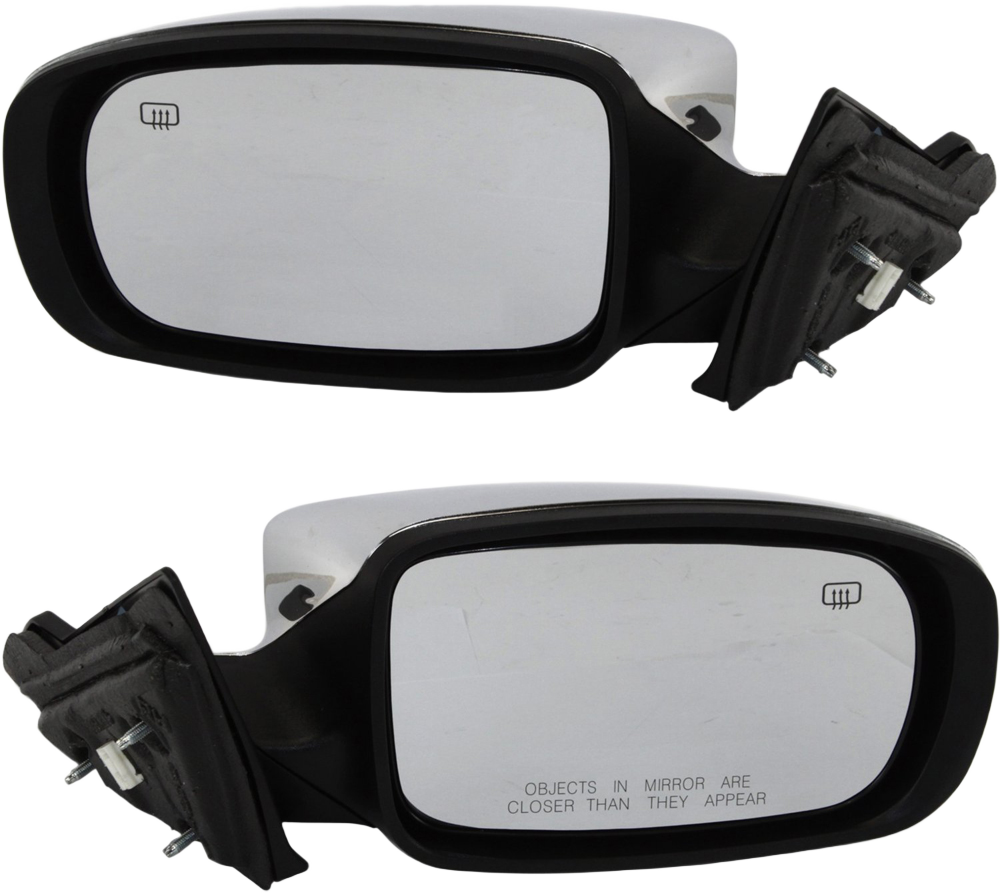 AM CHRYSLER 200-11-14 MIRROR RH AND LH Power Manual Folding Heated Chrome Convertible SKU SET CH55ER Partslink CH1320336 CH1321336 OEM 68088122AA PFM 68088123AA PFM