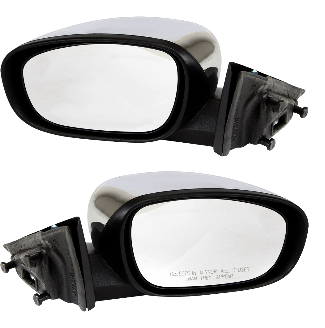 AM CHARGER 06-10 CHRYSLER 300-05-10 MIRROR RH AND LH Power Non Folding Heated Chrome SKU SET CH60ER Partslink CH1320340 CH1321340 OEM 1CJ981XRAC PFM 1CJ991XRAC PFM