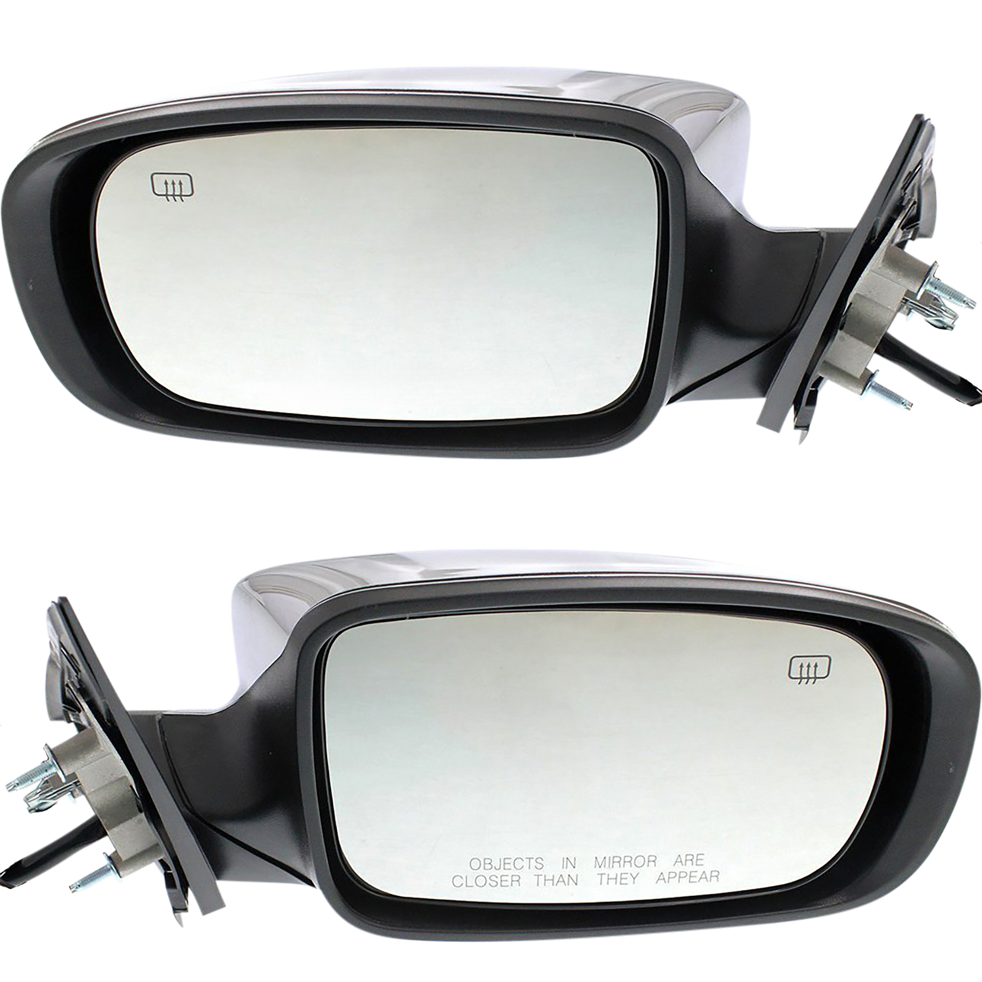 AM CHRYSLER 300-11-19 MIRROR RH AND LH Power Manual Folding Heated Chrome No Memory SKU SET CH61ER Partslink CH1320341 CH1321341 OEM 57010336AG PFM 57010337AJ PFM