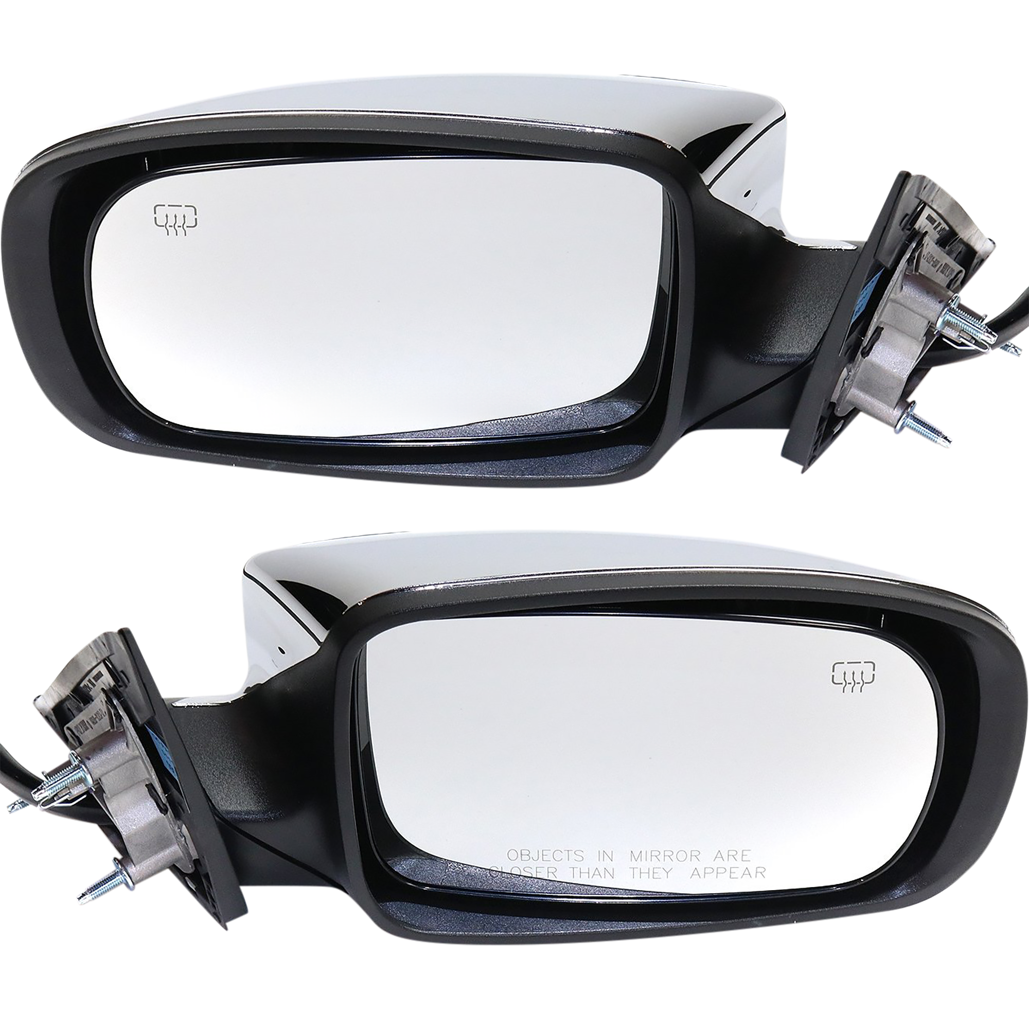 AM CHRYSLER 300-11-19 MIRROR RH AND LH Power Manual Folding Heated Chrome w Memory SKU SET CH72CR Partslink CH1320342 CH1321342 OEM 57010306AI PFM 57010307AI PFM