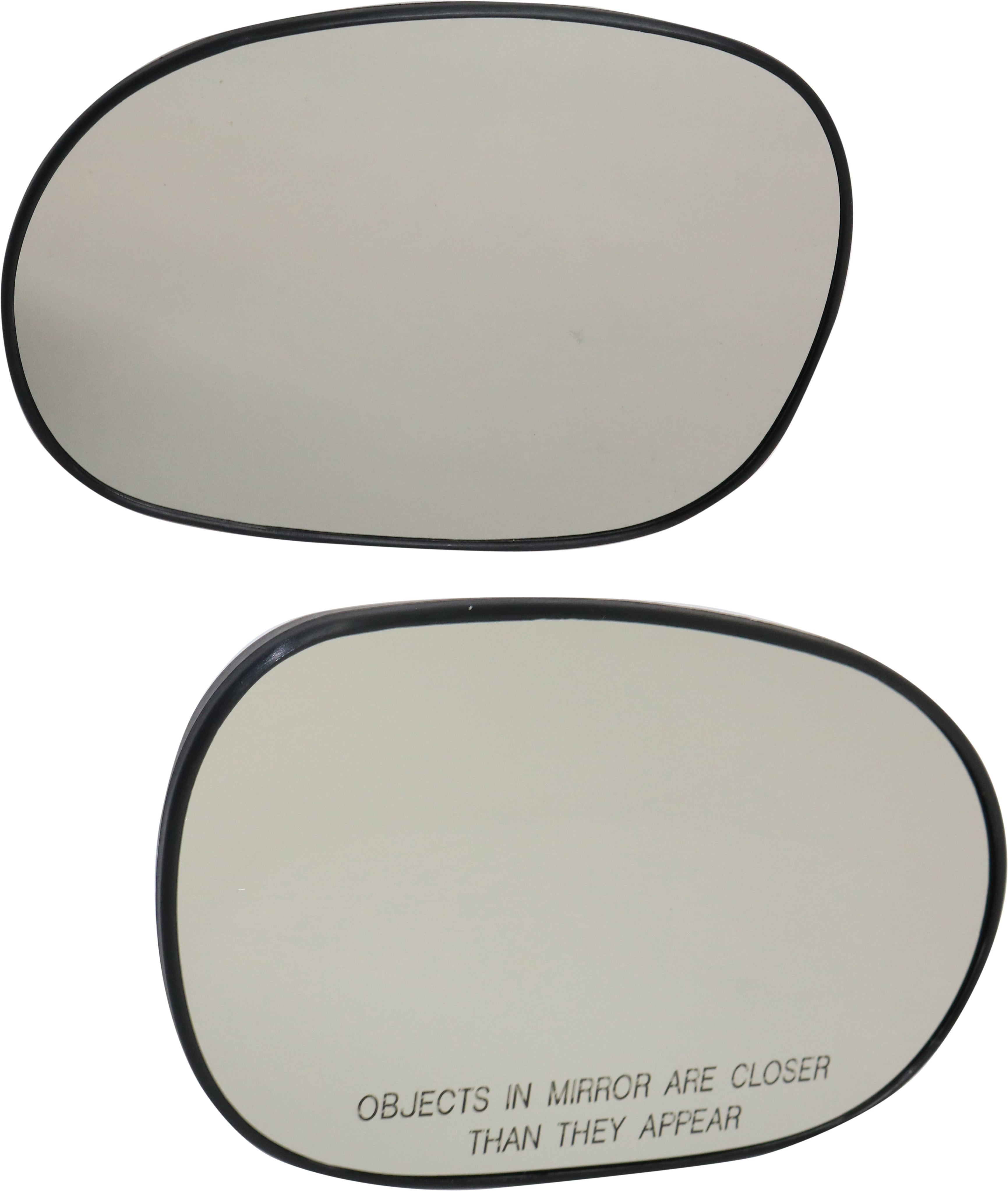 AM PT CRUISER 01-03 SEBRING STRATUS 01-06 MIRROR GLASS RH AND LH Non Heated Sebring Stratus Sdn w Backing Plate SKU SET CH75GR Partslink CH1325141 CH1324141 OEM 5018298AA 5018299AA