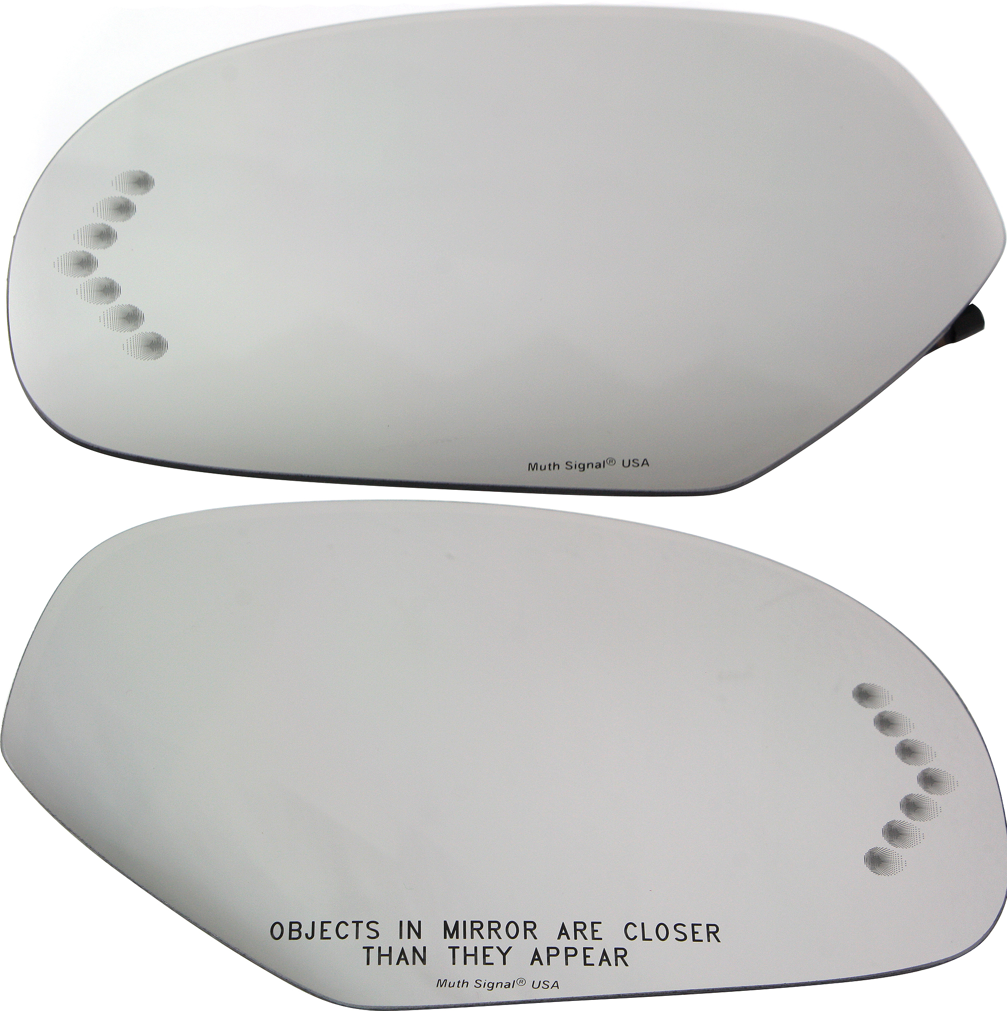 AM SUBURBAN 07-13 MIRROR GLASS RH AND LH Non Towing Heated w Signal Light w o Backing Plate and Blind Spot Detection 2 pin 2 Heater Terminals SKU SET CV02GR S
