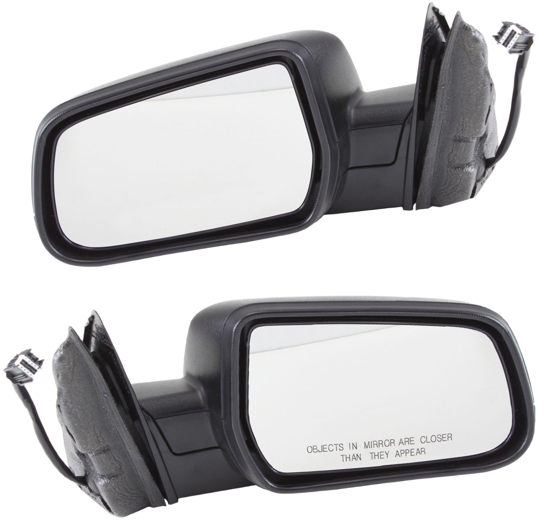 AM EQUINOX TERRAIN 10-17 MIRROR RH AND LH Power Non Heated Manual Folding Textured No Blind Spot Feature and Memory SKU SET CV110ER Partslink GM1320386 GM1321386 OEM 20858707-20858708-23467283